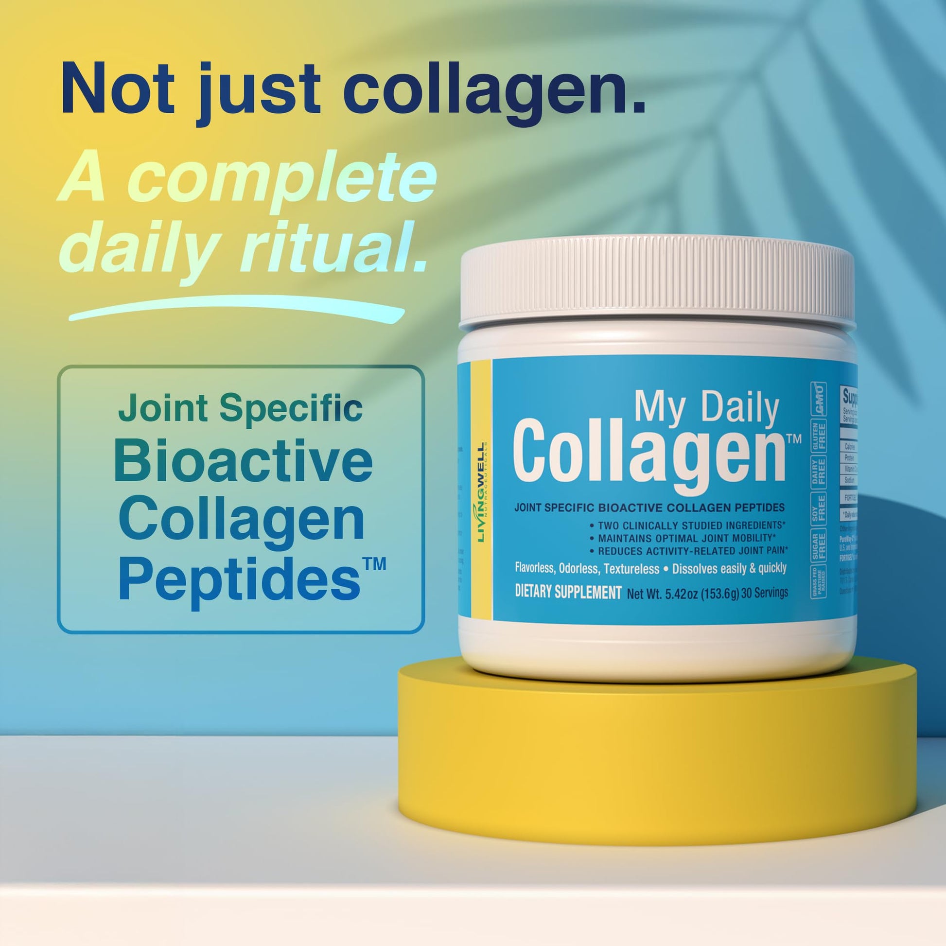 Premium Collagen Peptides Type 1 & 3 Collagen Powder - Hydrolyzed Bovine with Protein & Vitamin C – Unflavored Powdered Peptides Protein for Men and Women Joint & Cartilage Health – 30 Servings My Daily Collagen uk supplements