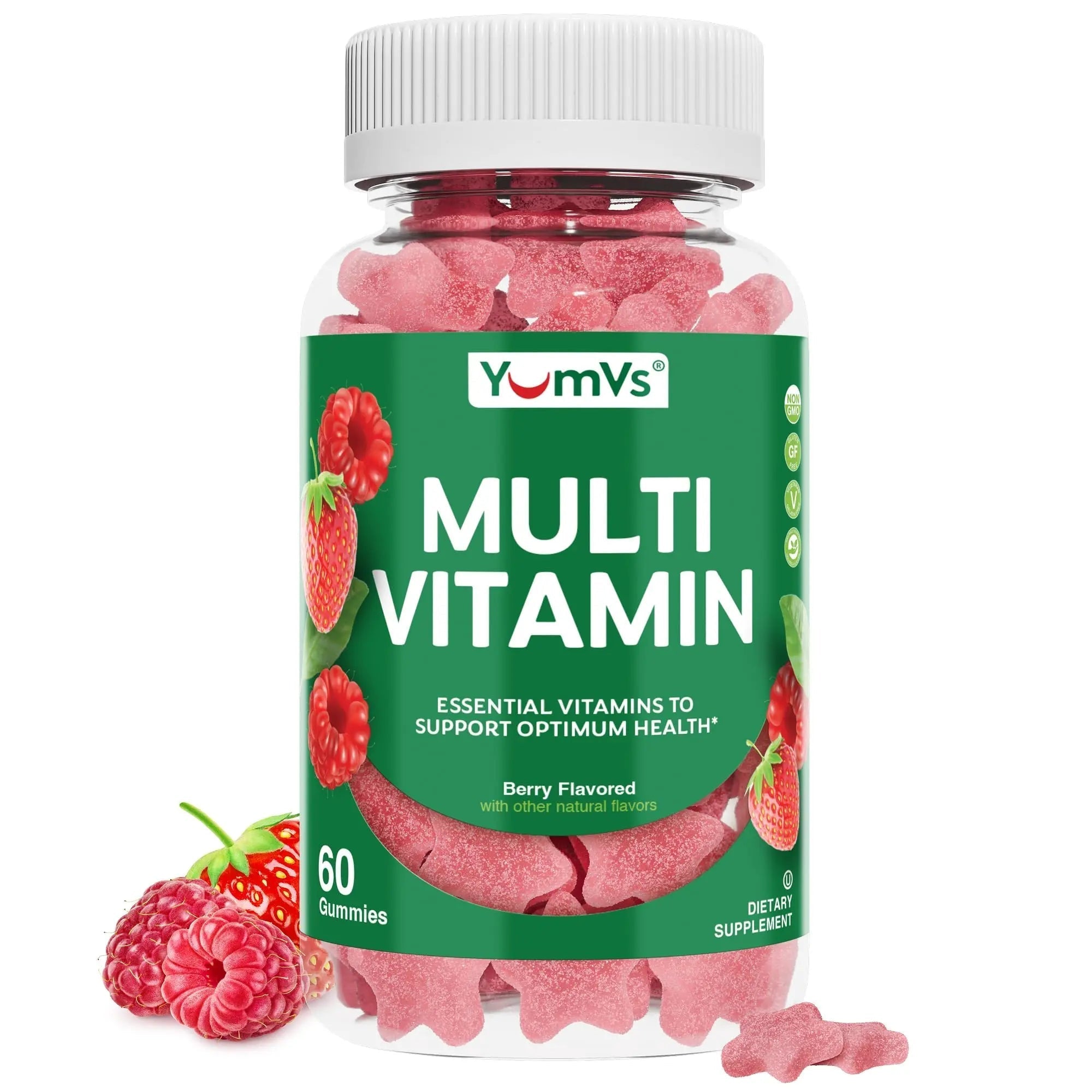 Multivitamin Gummies for Adults, Daily Gummy Vitamin for Women & Men, Immune Support Multivitamin Supplement YUM-V'S uk supplements
