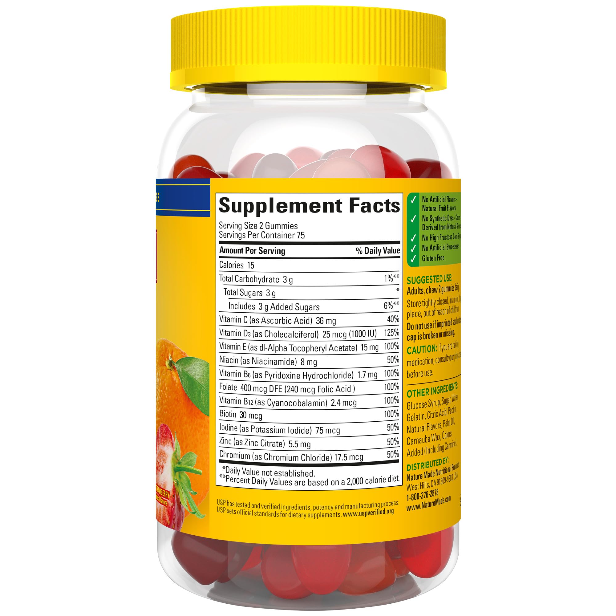 Nature Made Multivitamin Gummies, Mens & Womens Gummy Vitamins & Minerals, Adult Multivitamin Gummy Nature Made uk supplements