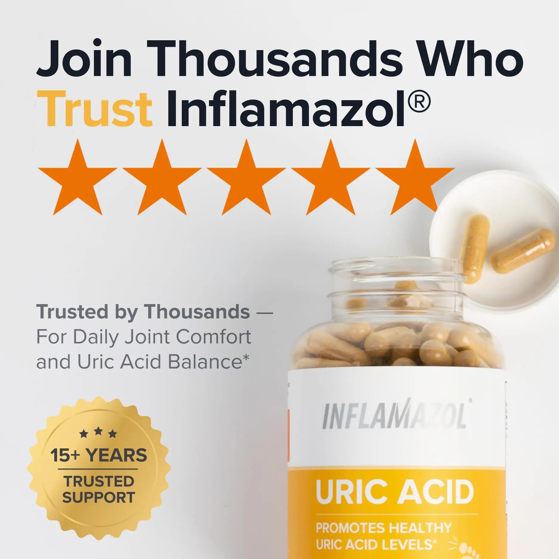 Inflamazol Uric Acid Cleanse – Premium Uric Acid Flush with Tart Cherry, Turmeric & Celery Seed for Joint & Uric Acid Support – Joint Supplements for Men & Women – 120 Capsules Inflamazol uk supplements