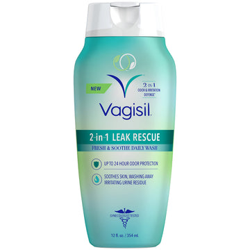 Vagisil 2-in-1 Leak Rescue Daily Intimate Feminine Wash for Women, Gynecologist Tested & Hypoallergenic Vagisil uk supplements