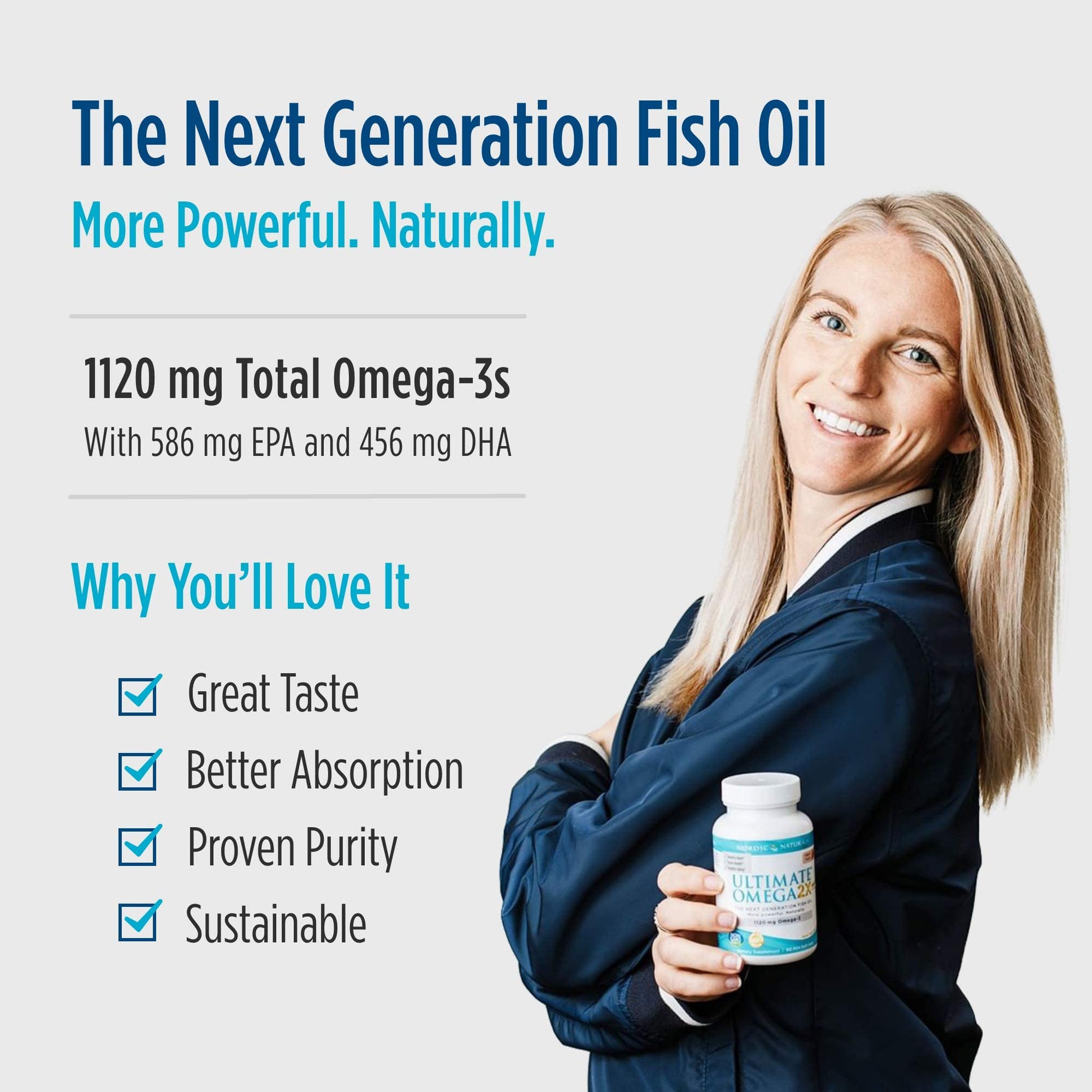 NORDIC NATURALS Ultimate Omega Minis, 60 CT Nordic Naturals uk supplements