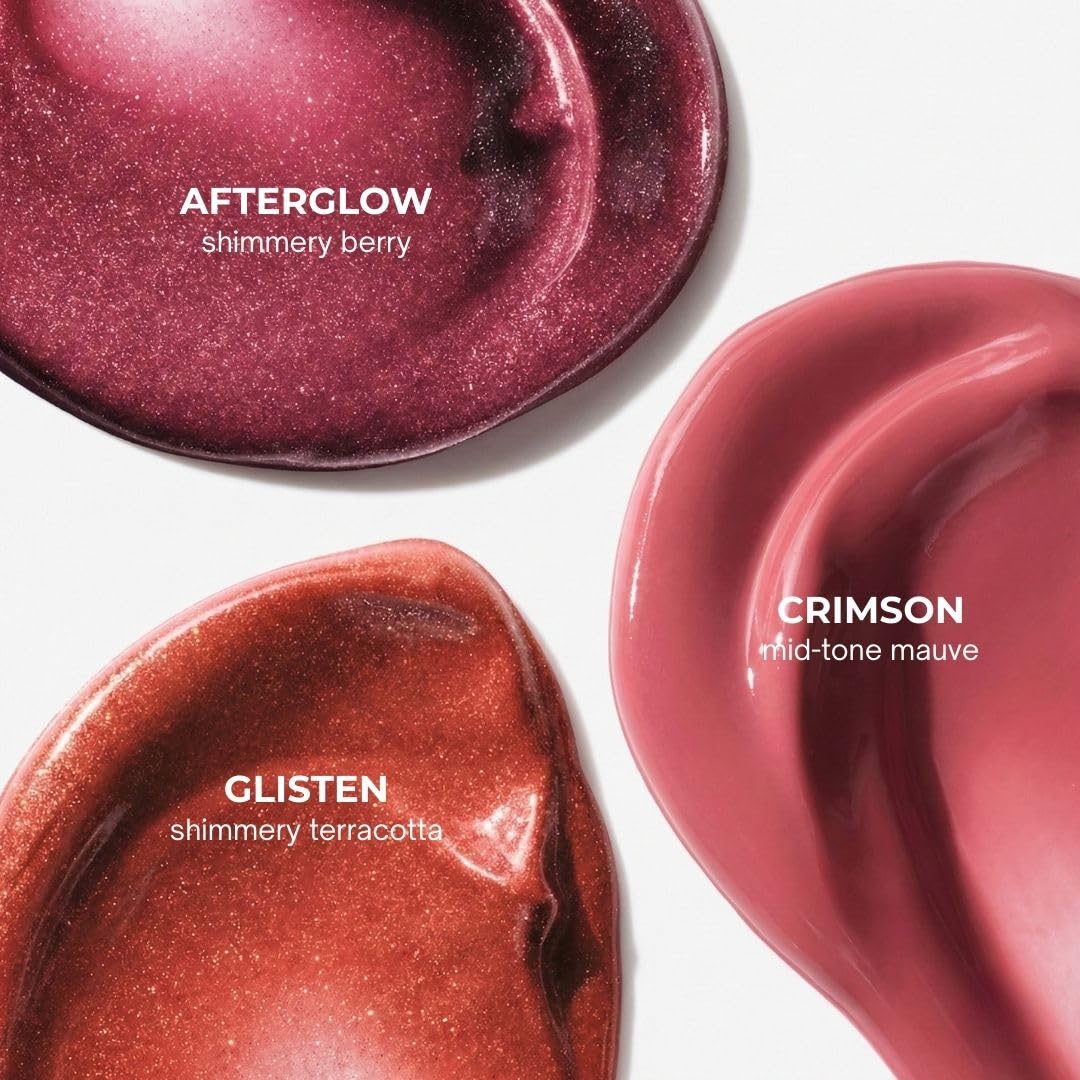 Glossier Mini Cloud Paint Blush Trio Holiday Gift Set: Crimson, Glisten & Afterglow Glossier uk supplements