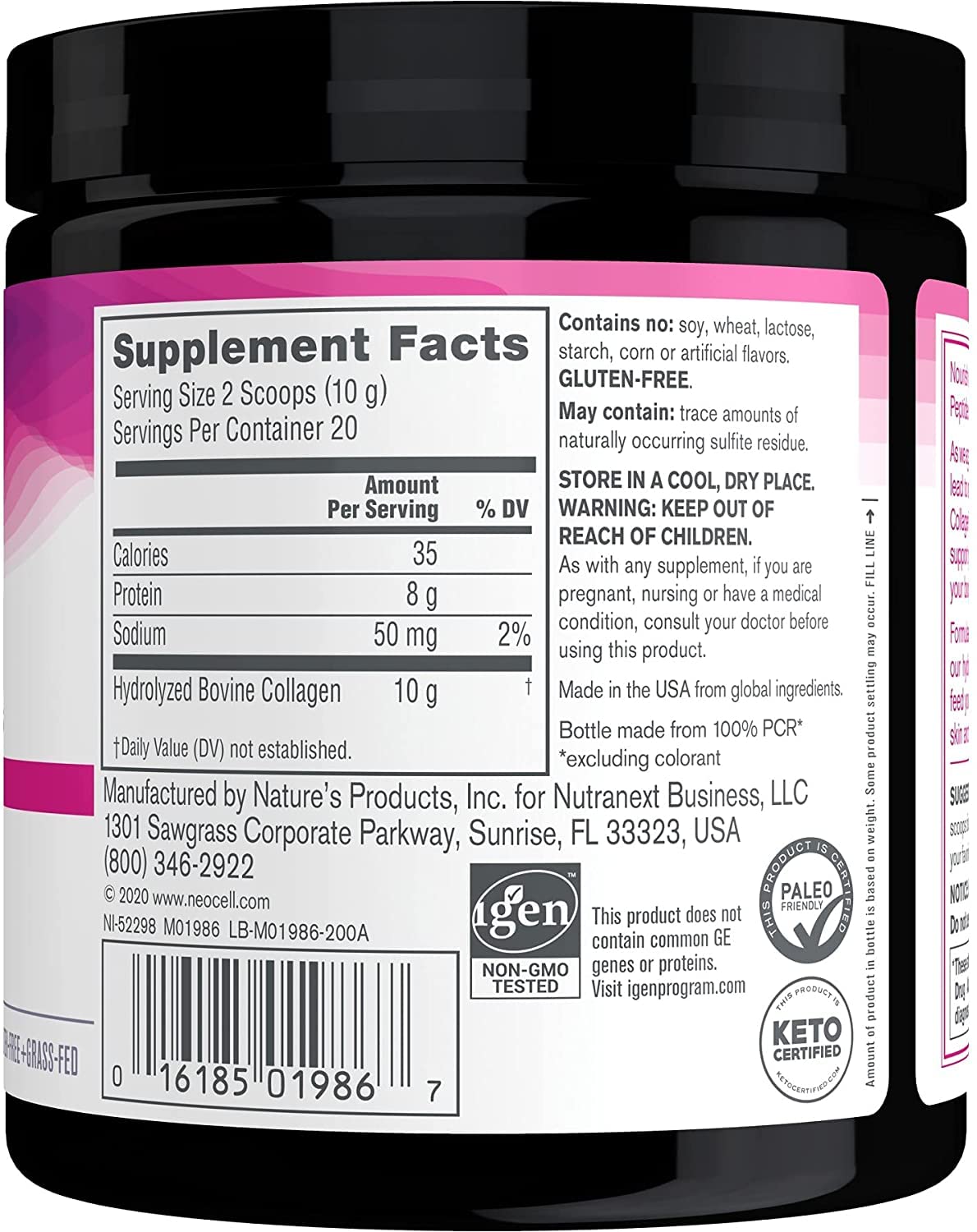 Neocell, Super Collagen, Type 1 & 3, 7 oz (198 g) Neocell uk supplements