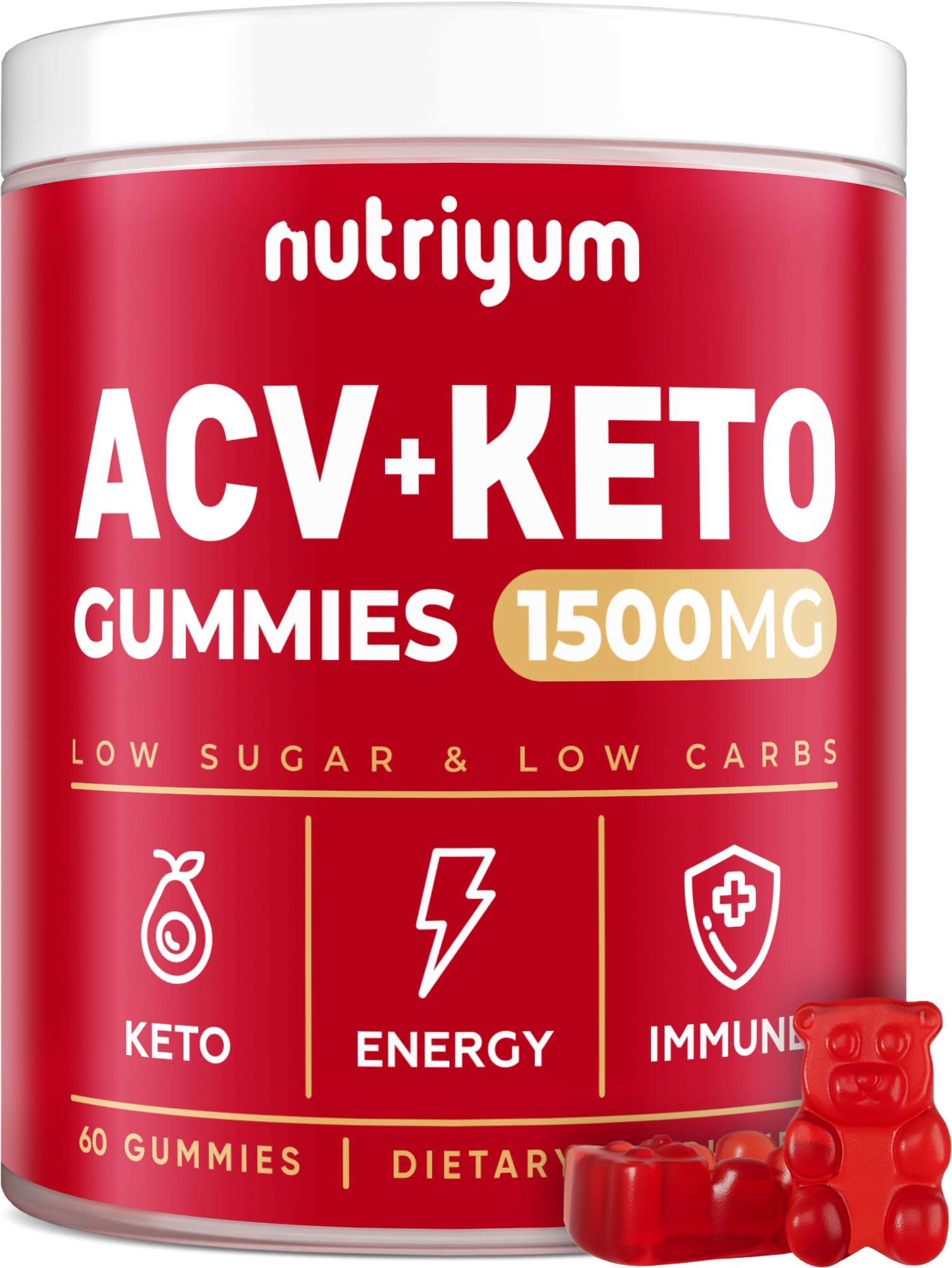 Keto ACV Gummies 1500 mg - Gelatin-Free Apple Cider Vinegar Gummies - Low Carbs XELAR uk supplements