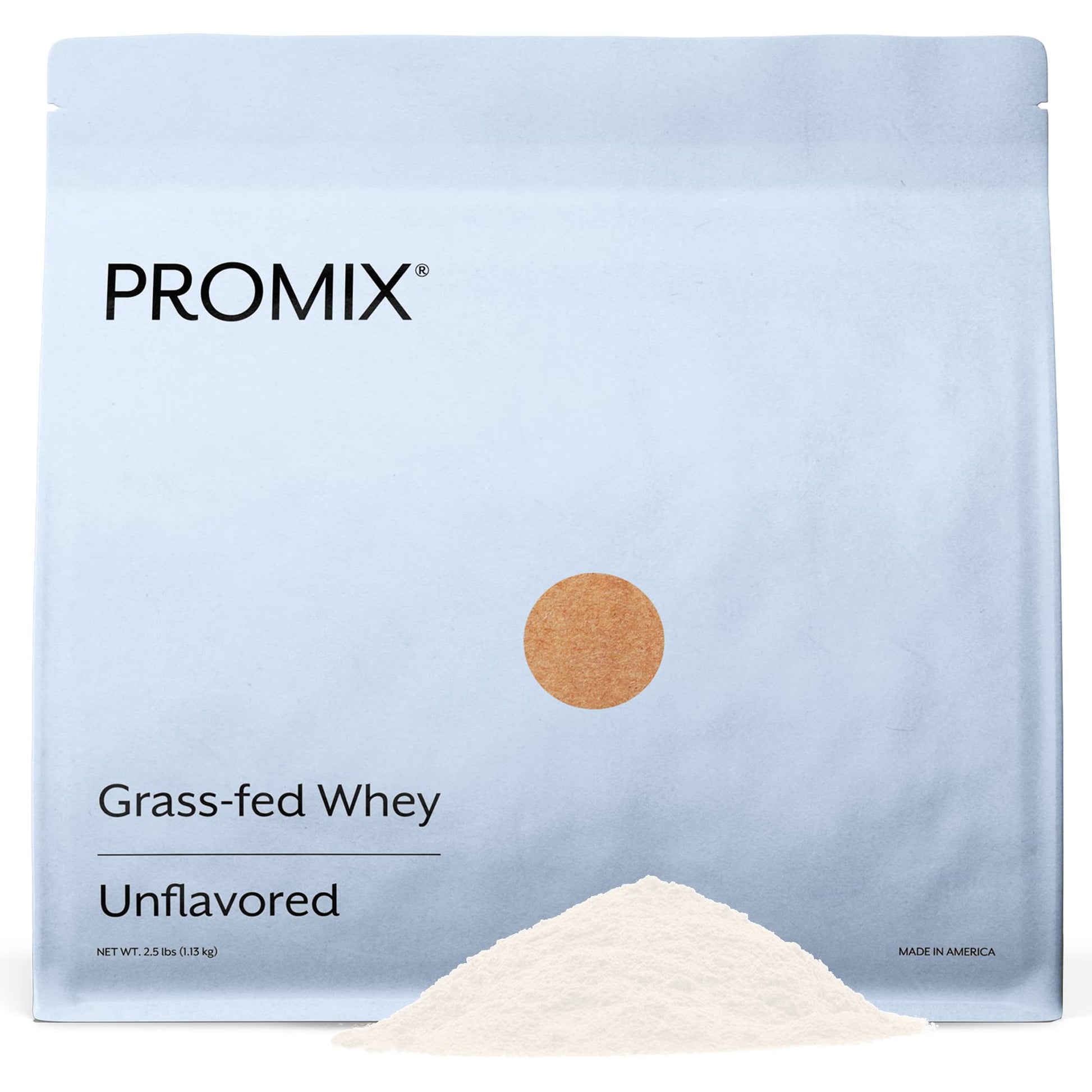 Promix Whey Protein Powder, Unflavored - 2.5lb Bulk - Grass-Fed & 100% All Natural ProMix Nutrition uk supplements