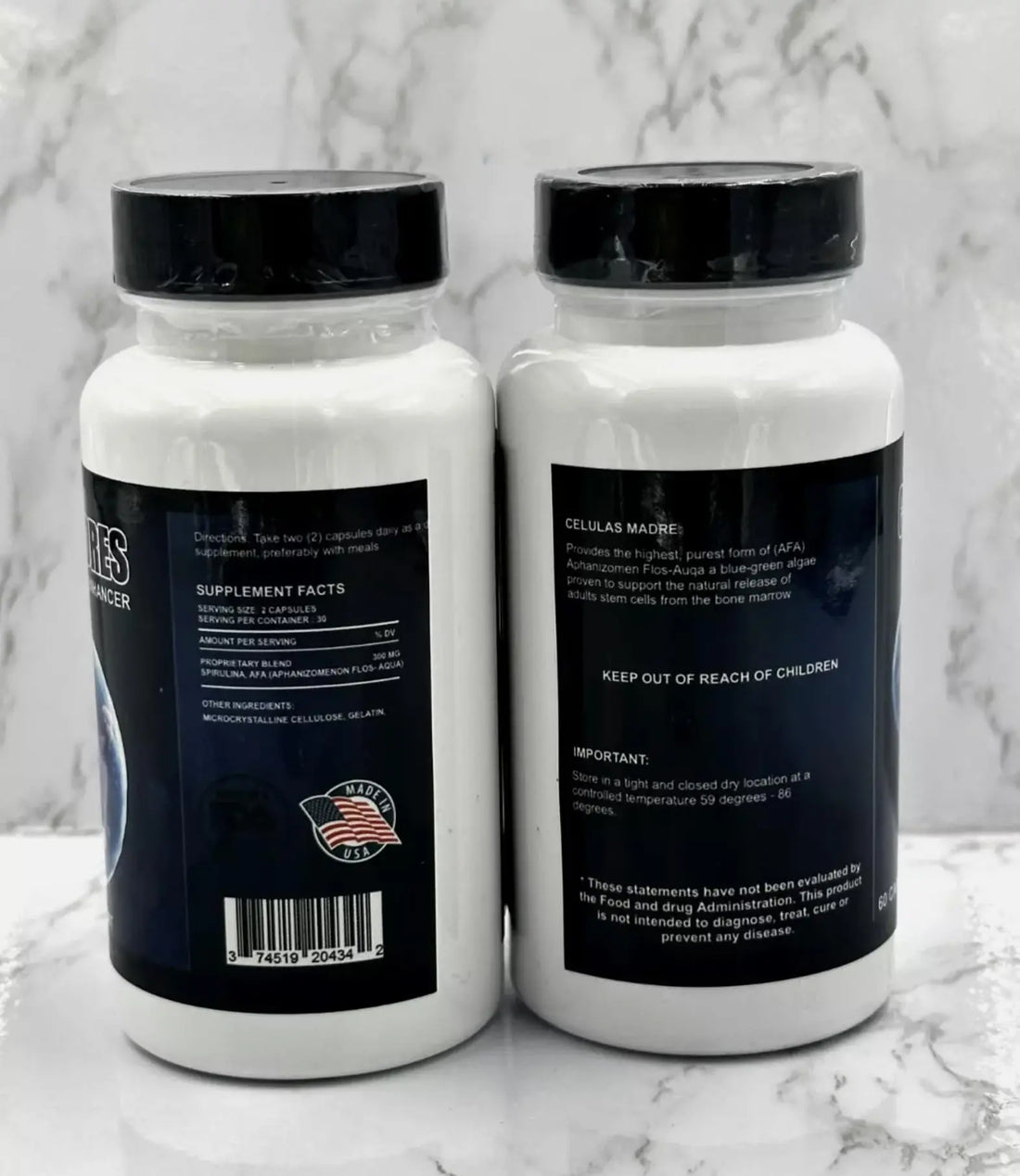 2 Bottles Celulas Madre Supports Joint & Muscles Stem Cell Immune Control 120 Capsules Madre Cell Plus. All Natural Steam Enhancer New Generic uk supplements
