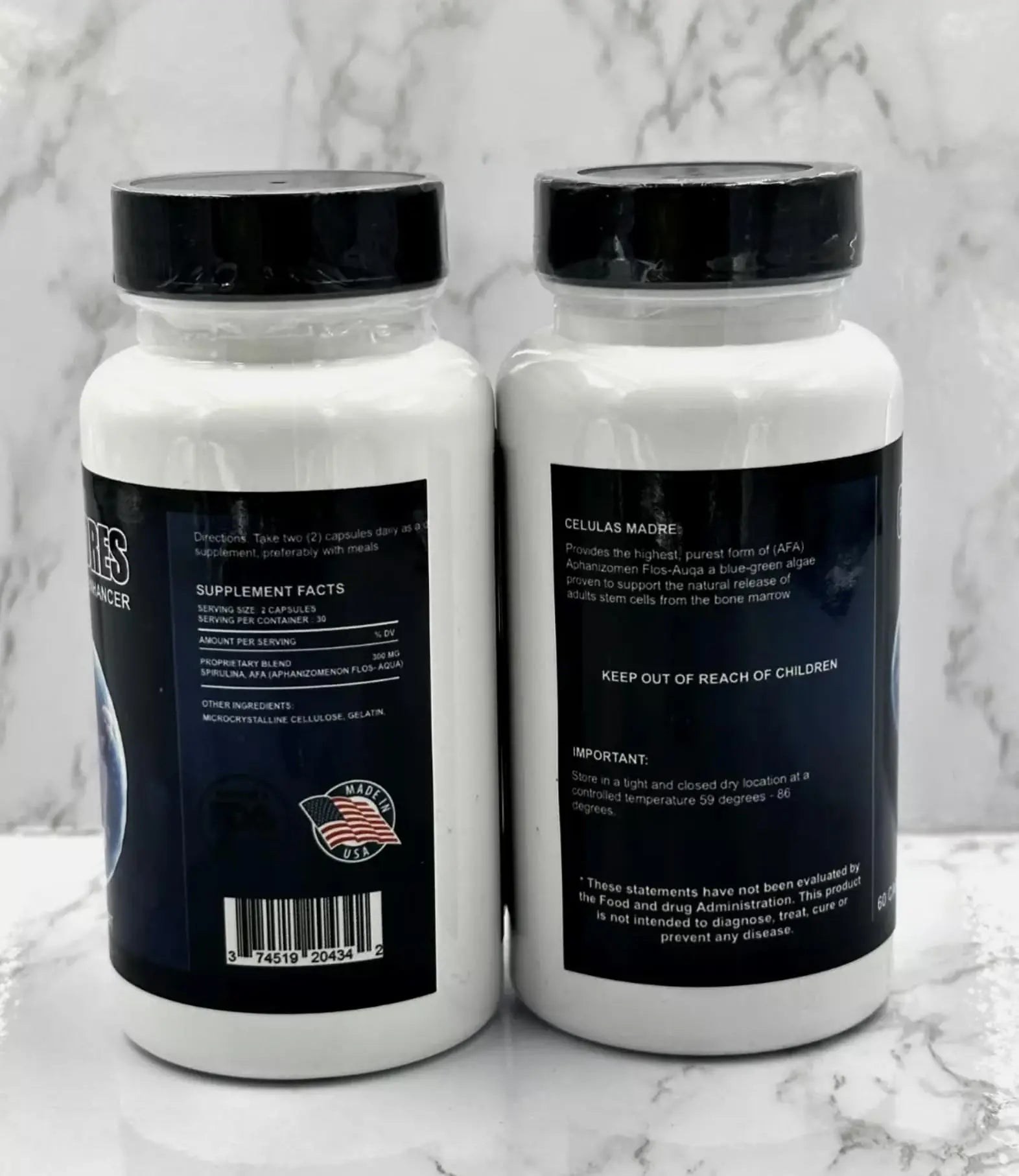 2 Bottles Celulas Madre Supports Joint & Muscles Stem Cell Immune Control 120 Capsules Madre Cell Plus. All Natural Steam Enhancer New Generic uk supplements