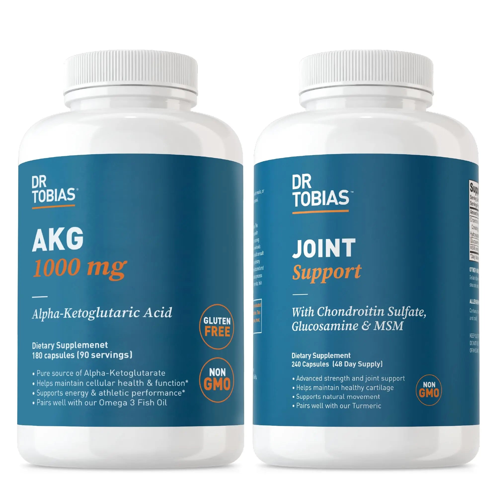 Dr. Tobias AKG Supplement & Joint Support Supplement - Supports Energy, Muscles, Cartilage & Joint Health, Non-GMO Dr. Tobias uk supplements