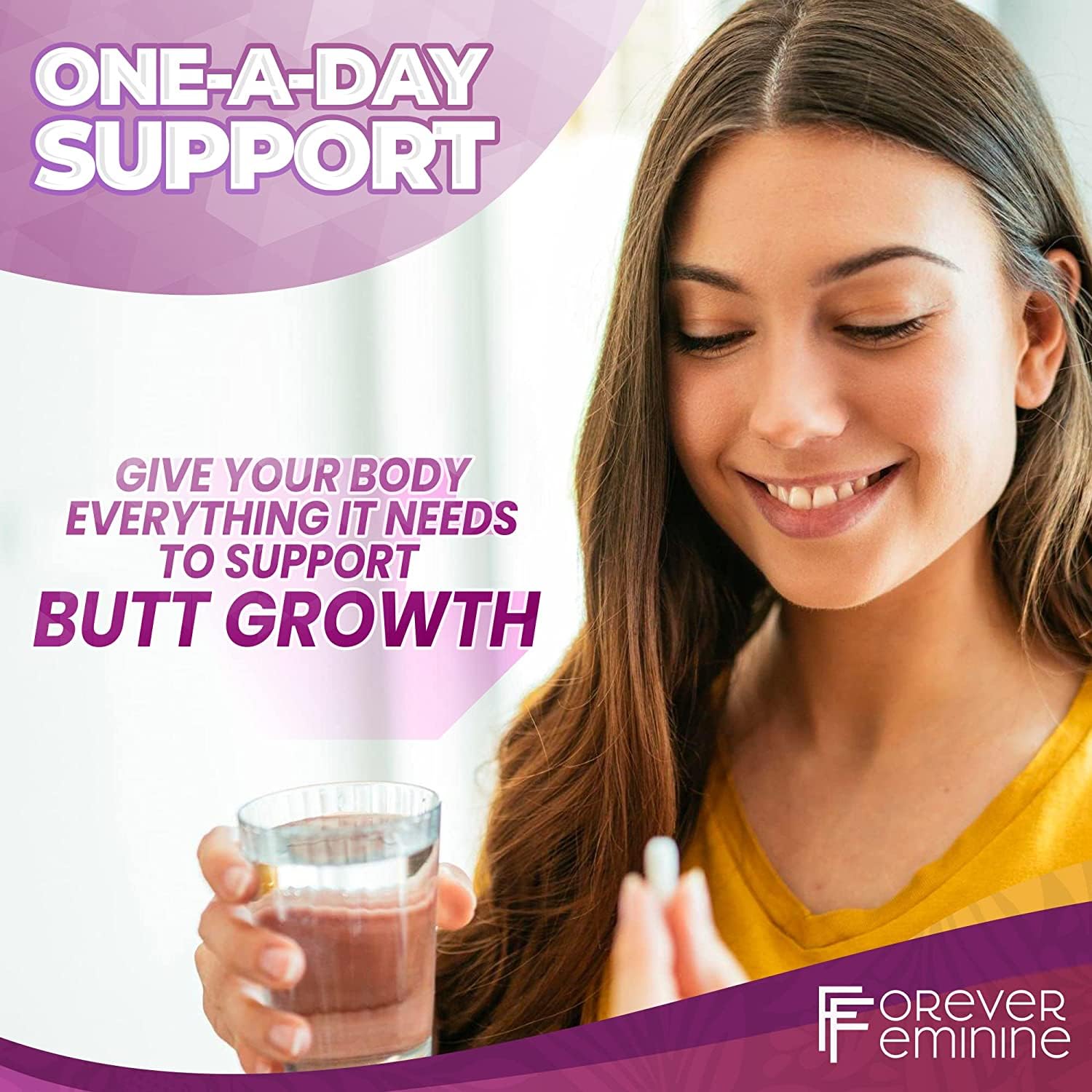 Forever Feminine Premium Butt Enhancement Pills - Booty Enlargement Pills - Shape Forever Feminine uk supplements
