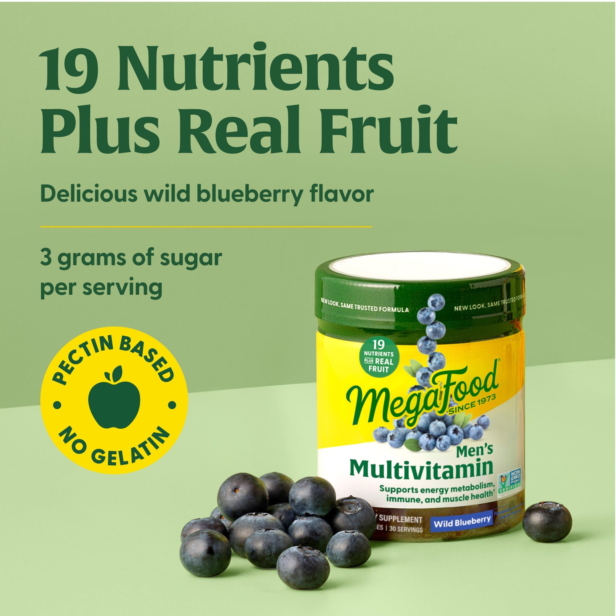 Megafood, Multivitamin Mens Wild Blueberry Gummy, 60 Count MegaFood uk supplements