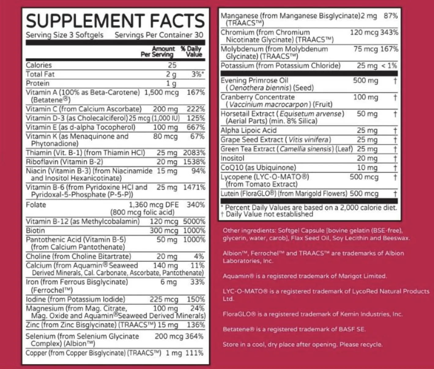 ONE Woman Bio-Optimized Multi-Nutrient by Thrivetality | Women's Multivitamin | #1 Physician Formulated | Science Based | Clinically Proven | Thrivetality Nutriscience uk supplements