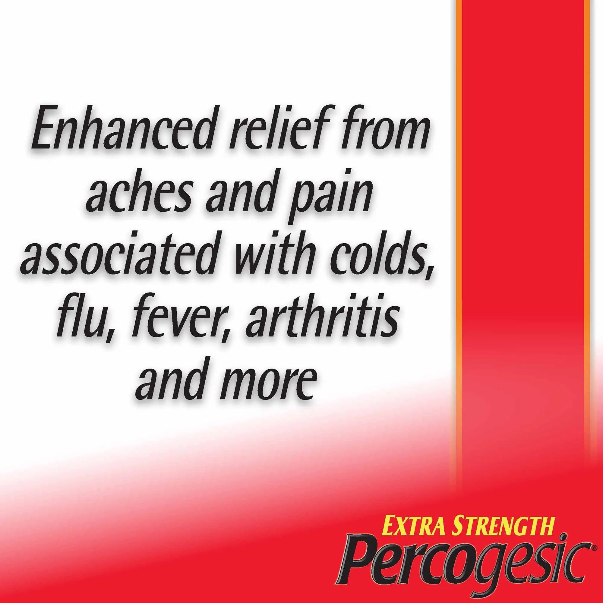 Percogesic Extra Strength Acetaminophen & Diphenhydramine Pain Relief, Fast-Acting Aspirin-Free Fever Reducer & Antihistamine, 60 Count Percogesic uk supplements