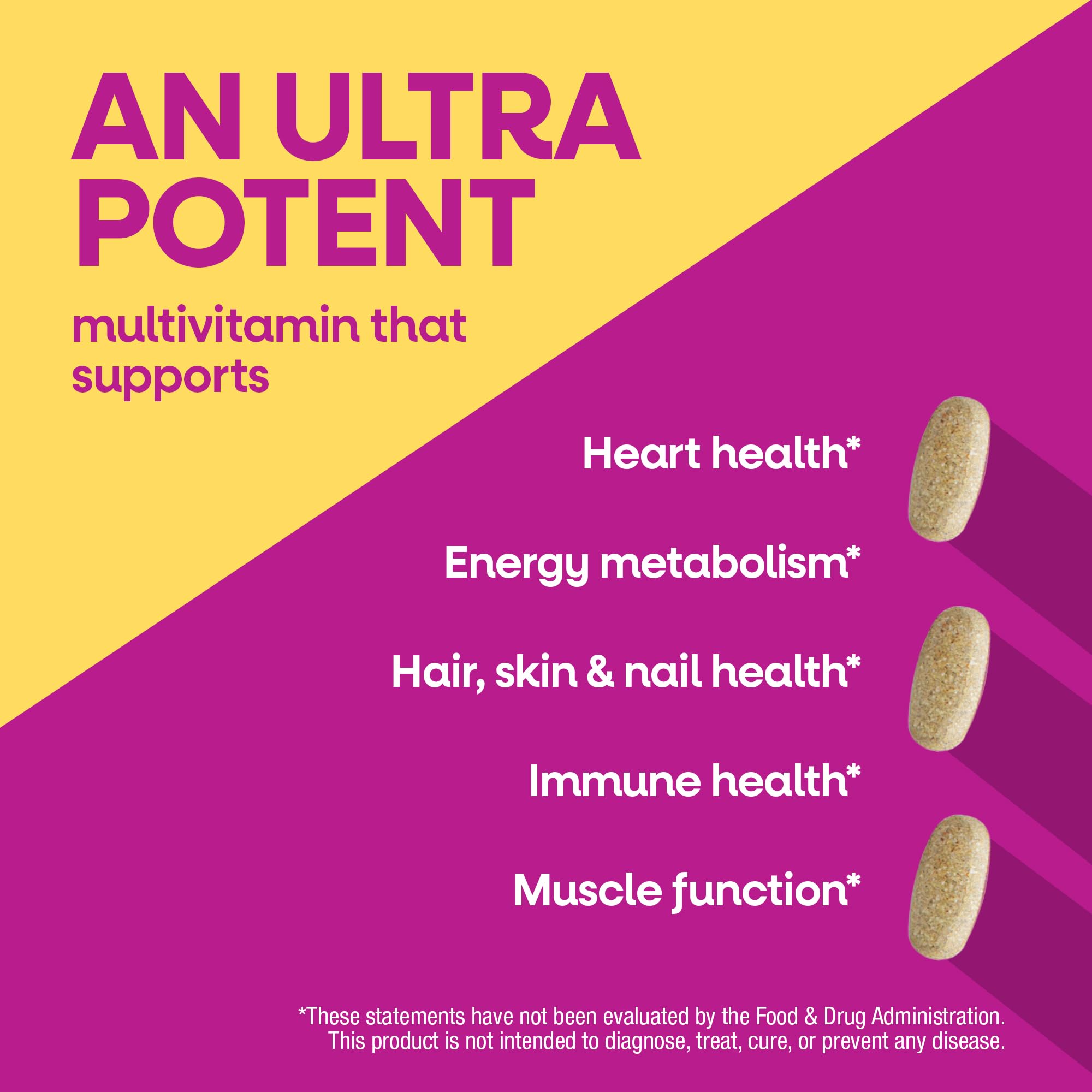 Nature's Way Alive! Ultra Multivitamin for Women, Complete Daily Women's Vitamins, High Potency Formula, Promotes Energy Metabolism and Muscle Function*, Vitamin A, C, D, Methylated B12, 60 Tablets Nature's Way uk supplements
