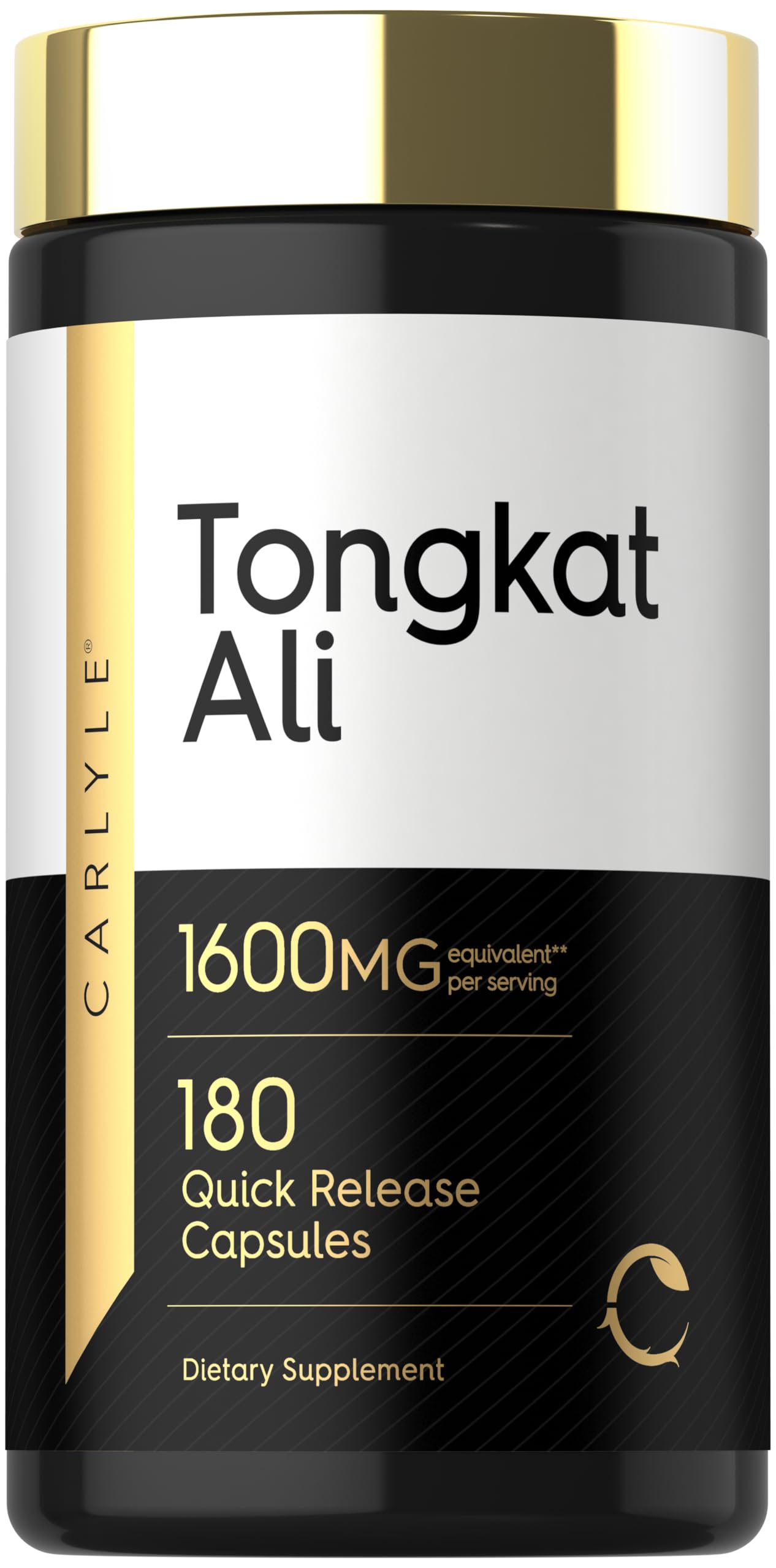 Carlyle Tongkat Ali | 180 Quick Release Capsules | Non-GMO and Gluten Free Supplement Carlyle uk supplements