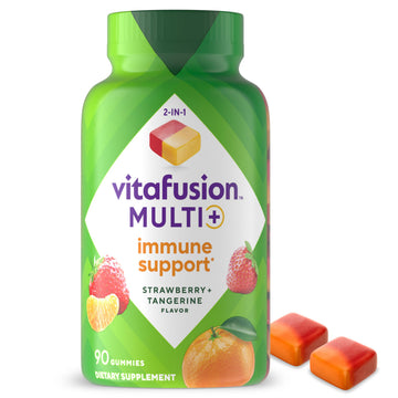 Vitafusion Multi+ Immune Support* – 2-in-1 Benefits & Flavors – Adult Gummy Vitamins with Vitamin C, Zinc Vitafusion uk supplements