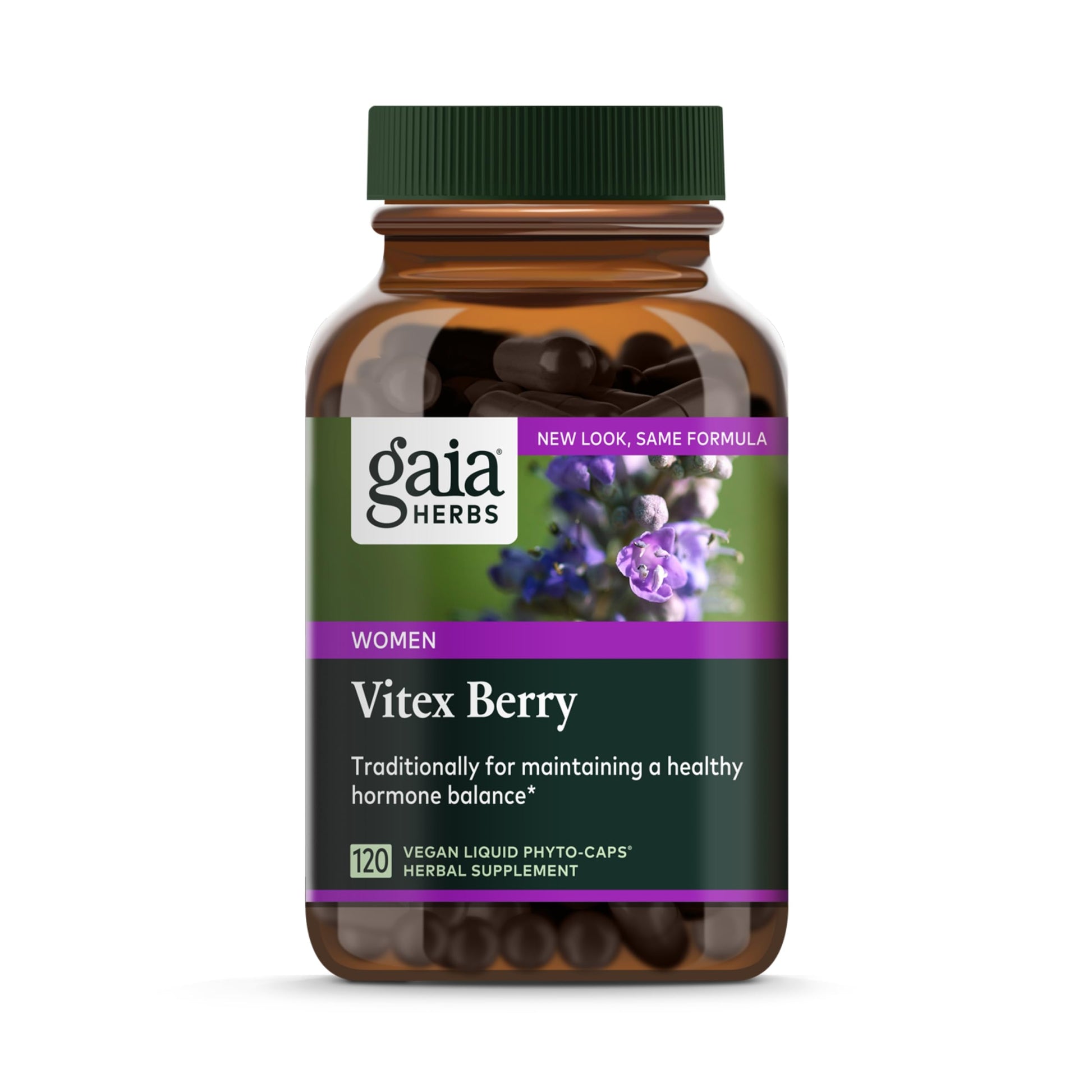 Gaia Herbs Vitex Berry (Chaste Tree) - Supports Hormone Balance & Fertility Gaia Herbs uk supplements
