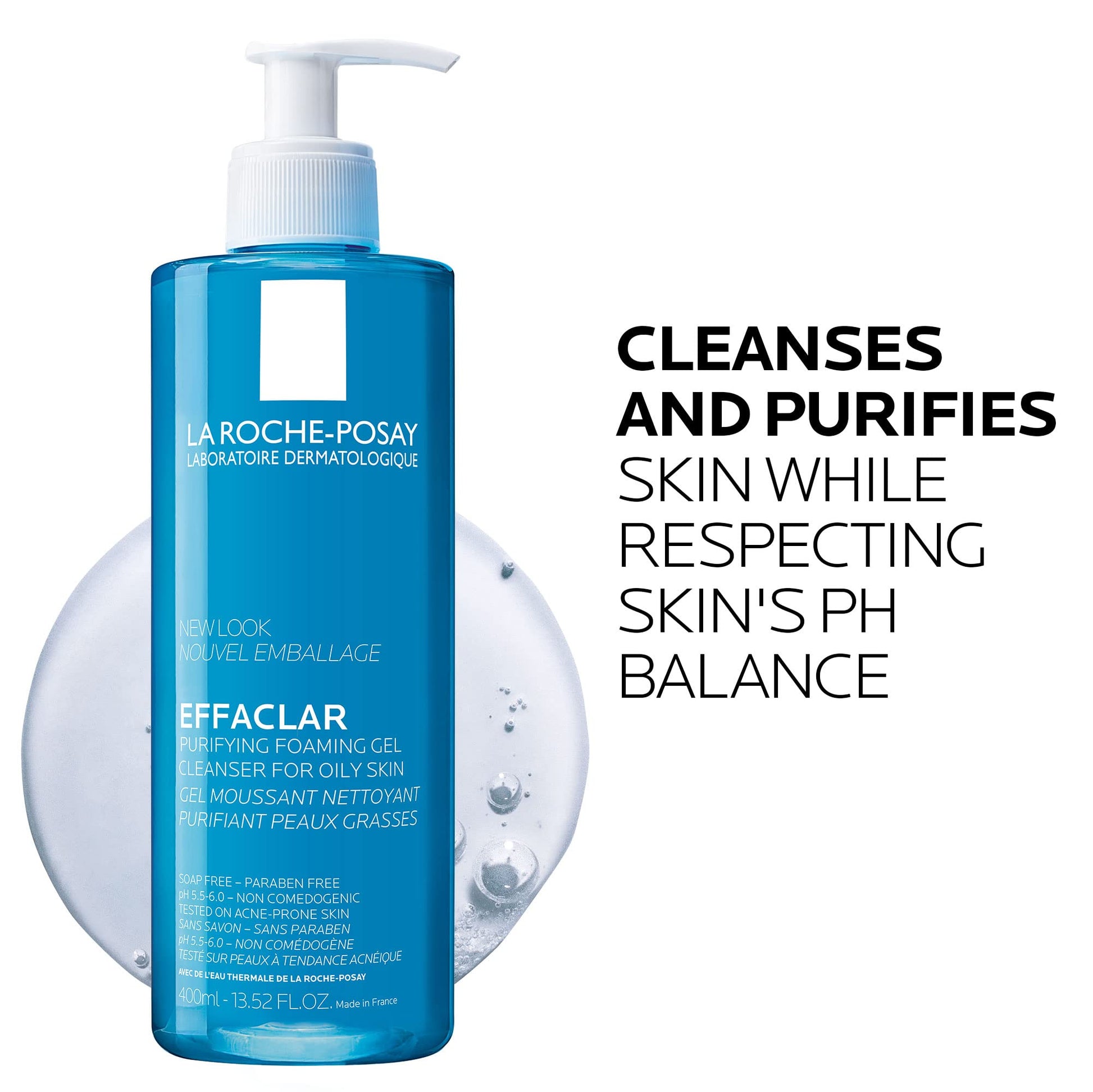 La Roche-Posay Effaclar Purifying Foaming Gel Cleanser for Oily Skin La Roche-Posay uk supplements