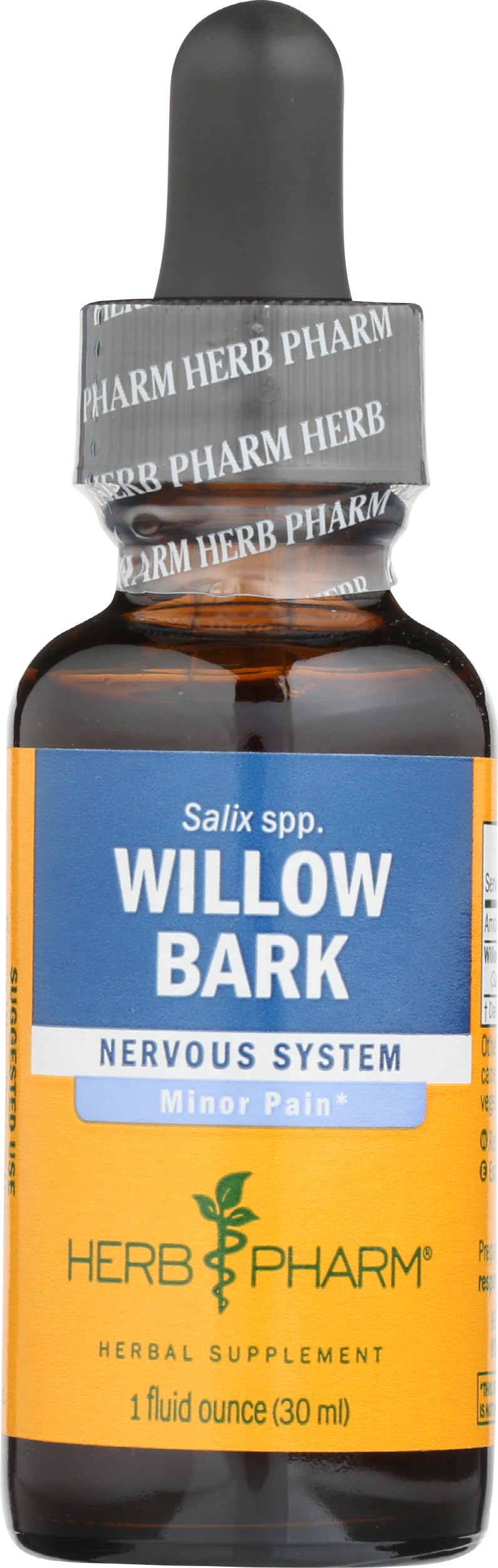 Herb Pharm Willow Bark Liquid Extract for Minor Pain - 1 Ounce (DWILL01) Herb Pharm uk supplements