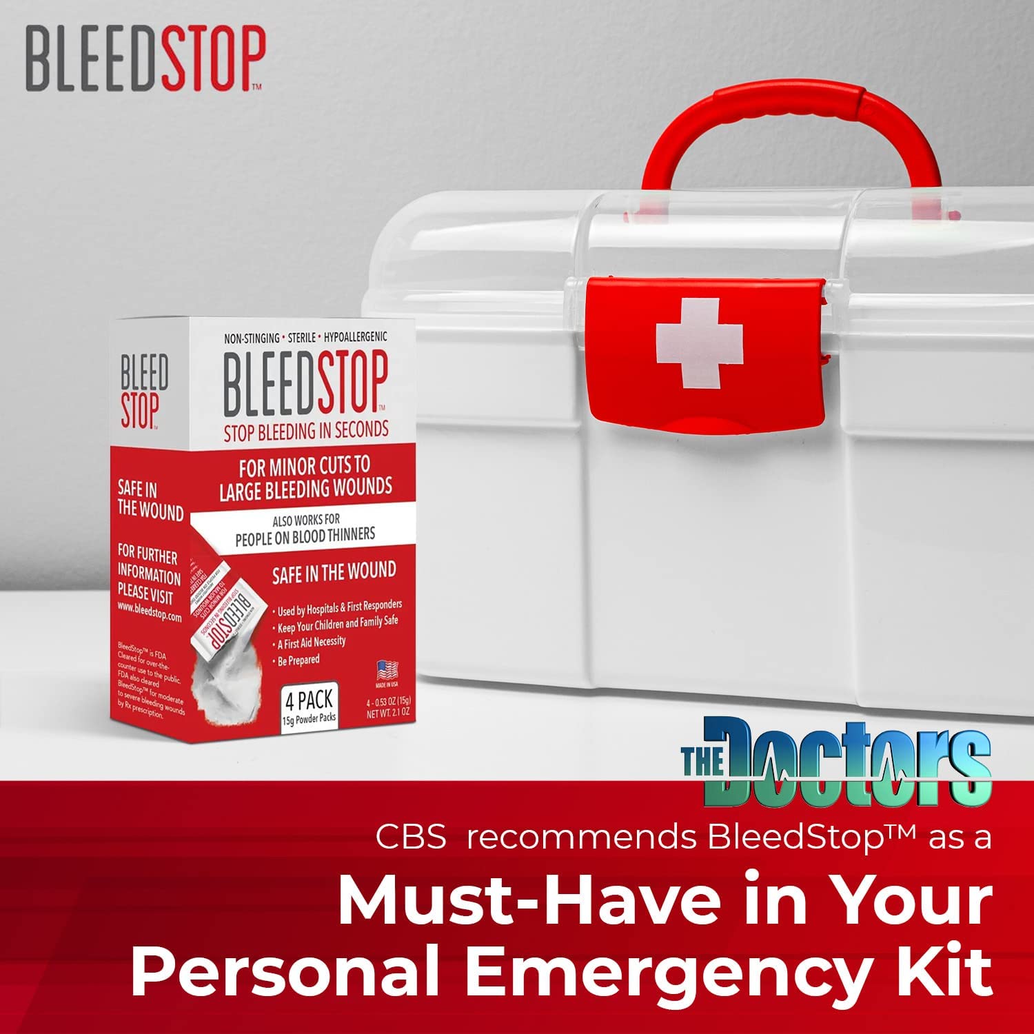 BleedStop™ First Aid Powder for Blood Clotting, Trauma Kit, Blood Thinner BleedStop uk supplements
