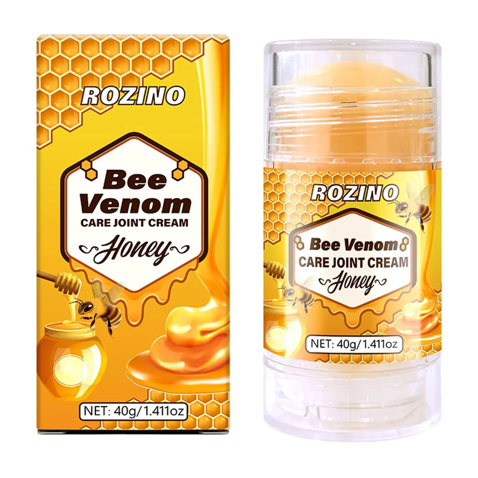 Bee Venom Joint Cream for Knees & Joint Support, Fast Absorbing, Non-Sticky Formula with Vitamin C, Aloe Vera for Soothing Comfort (1.411OZ) Generic uk supplements