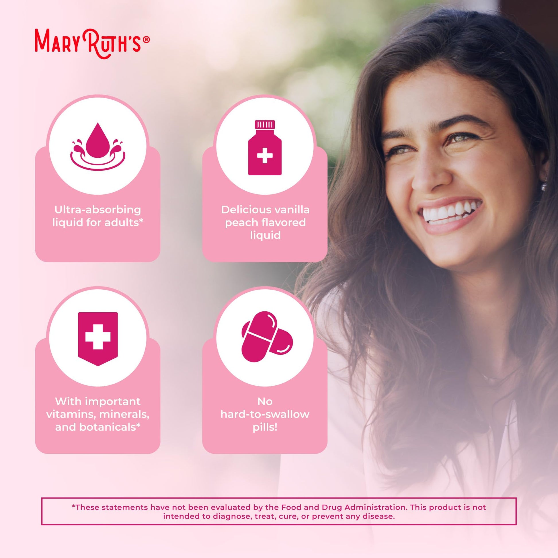 MaryRuth Organics USDA Organic Multivitamin for Women, Sugar Free Womens Multivitamin, Liquid Vitamins for Women, Immune Support Supplement, Ashwagandha, Methylfolate, Vegan, Non-GMO, 15.22 Fl Oz MARYRUTH'S uk supplements