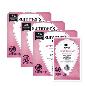 Summer's Eve Feminine Cleansing Wipes, Simply Sensitive, 16 Count, 3 Pack Summer's Eve uk supplements