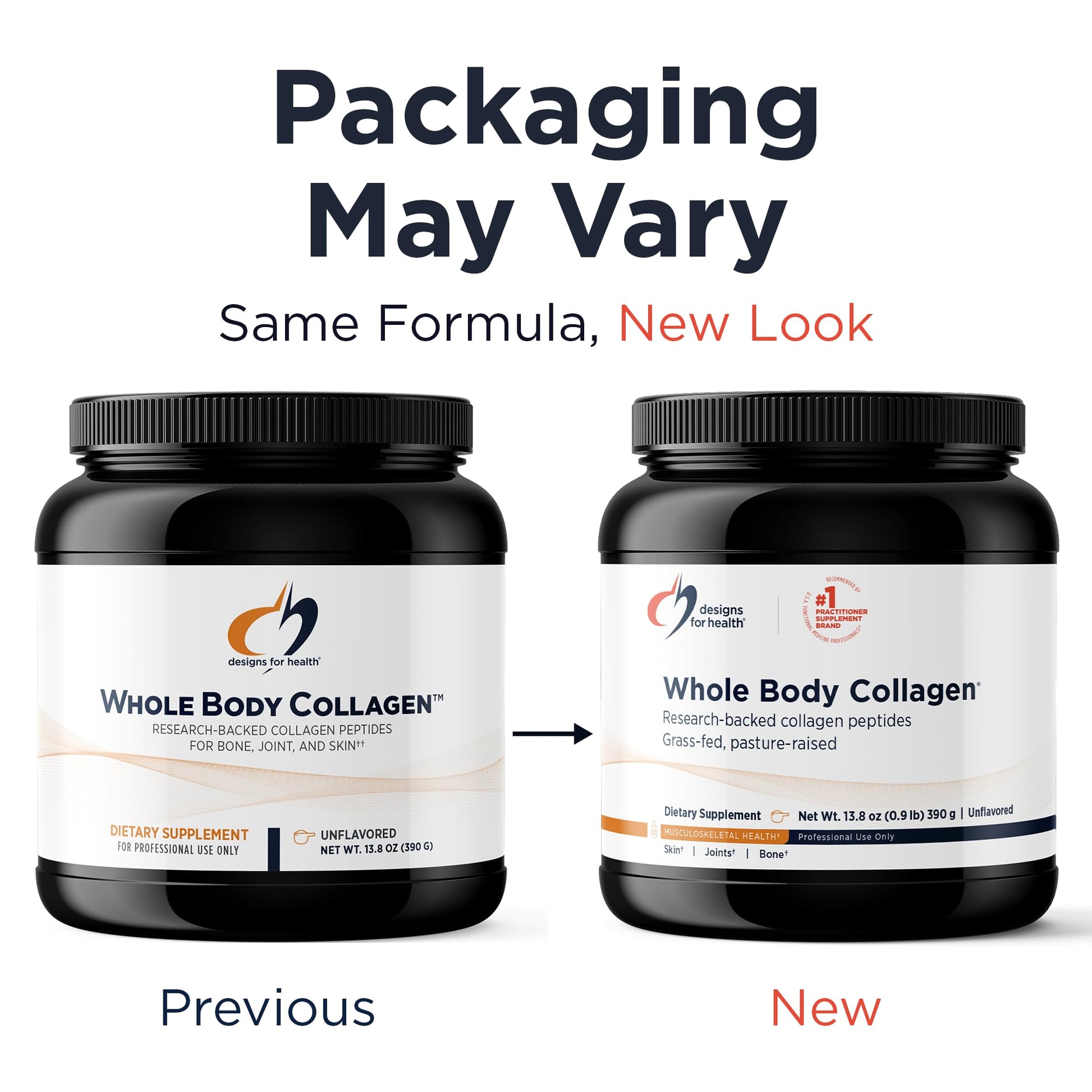 Designs for Health Whole Body Collagen Powder - Hydrolyzed Collagen Peptides Powder for Healthy Skin & Hair, Joint + Bone Health - Fortigel & Verisol Collagen, Unflavored (30 Servings) Designs for Health uk supplements