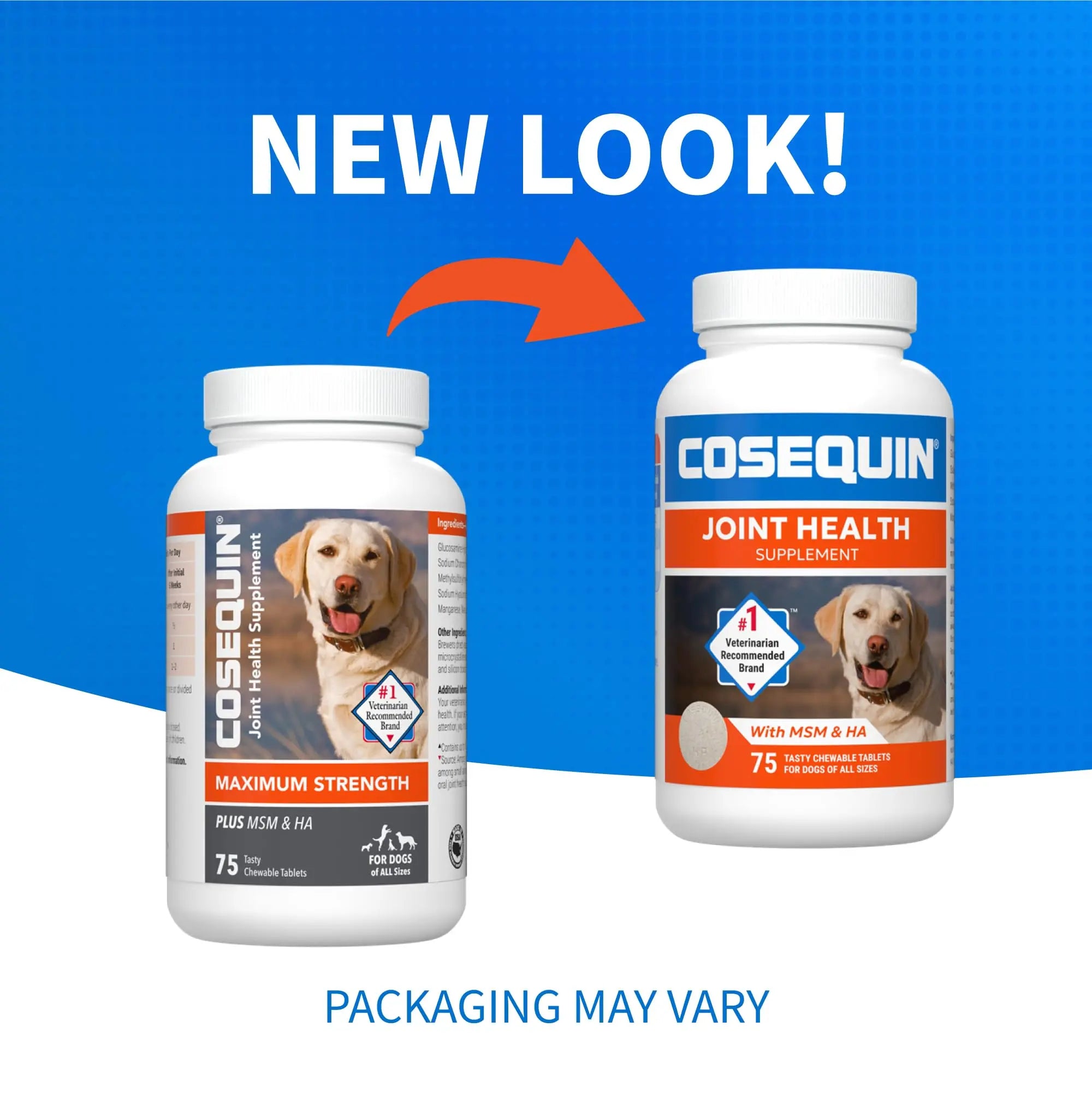 Nutramax Cosequin for Dogs Joint Health Supplement, Contains Glucosamine for Dogs, Plus Chondroitin, MSM and HA, Supports Healthy Joints, Chewable Tablets, 75 Count Nutramax Laboratories uk supplements