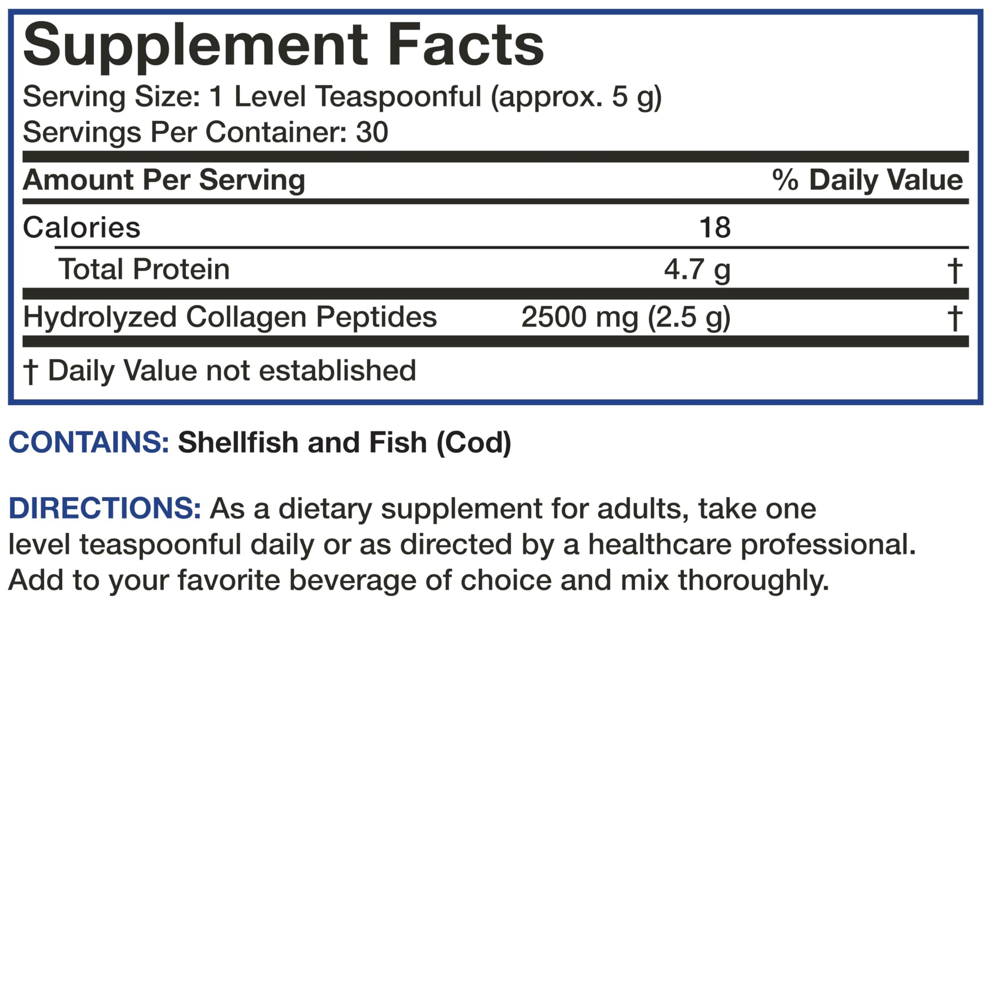 Bronson Marine Collagen Peptides Hydrolyzed Protein Powder 100% Wild Caught Nordic Cod Verified Sustainable Source for Joints Skin Hair Nails & Bones 150g (5.29oz) Bronson uk supplements