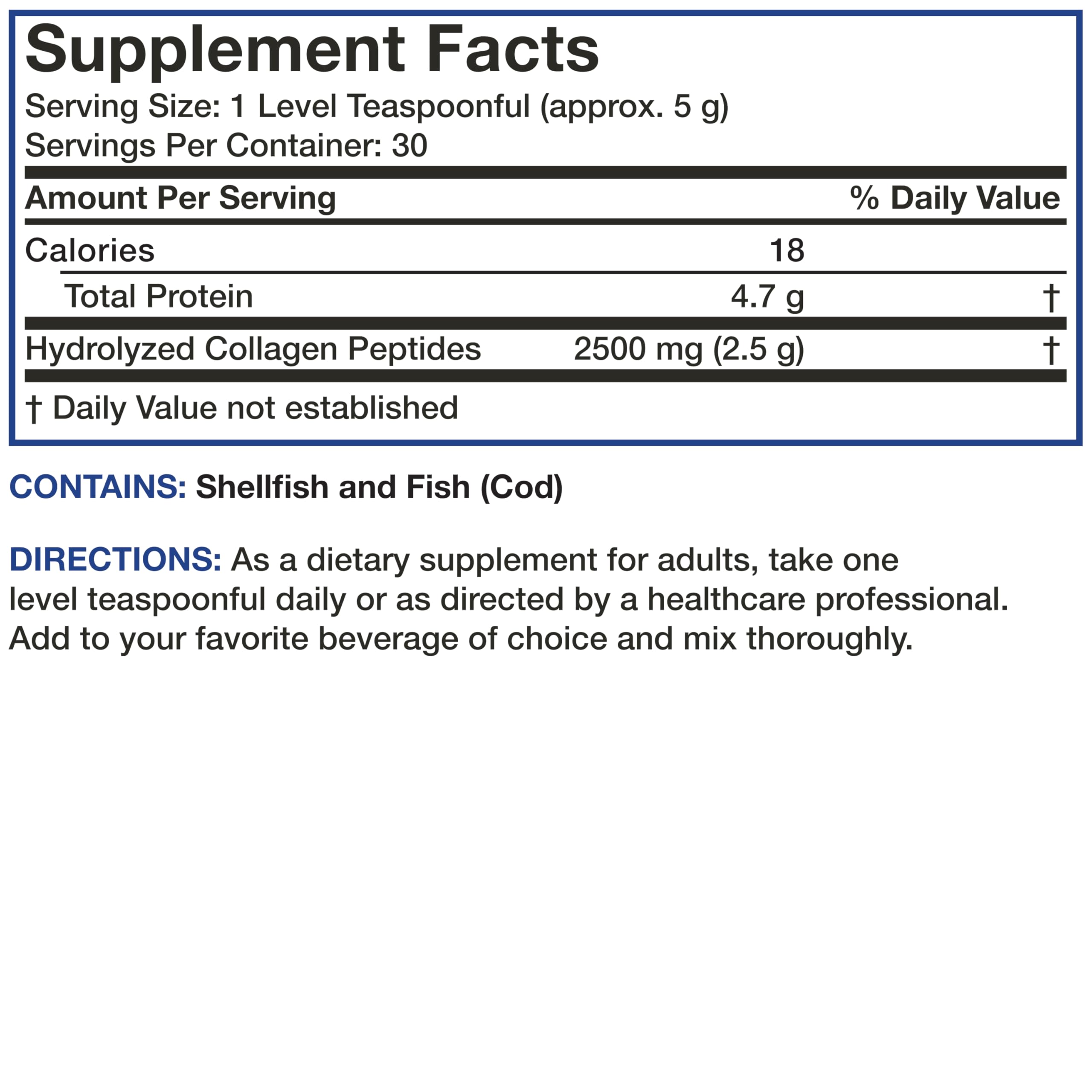 Bronson Marine Collagen Peptides Hydrolyzed Protein Powder 100% Wild Caught Nordic Cod Verified Sustainable Source for Joints Skin Hair Nails & Bones 150g (5.29oz) Bronson uk supplements