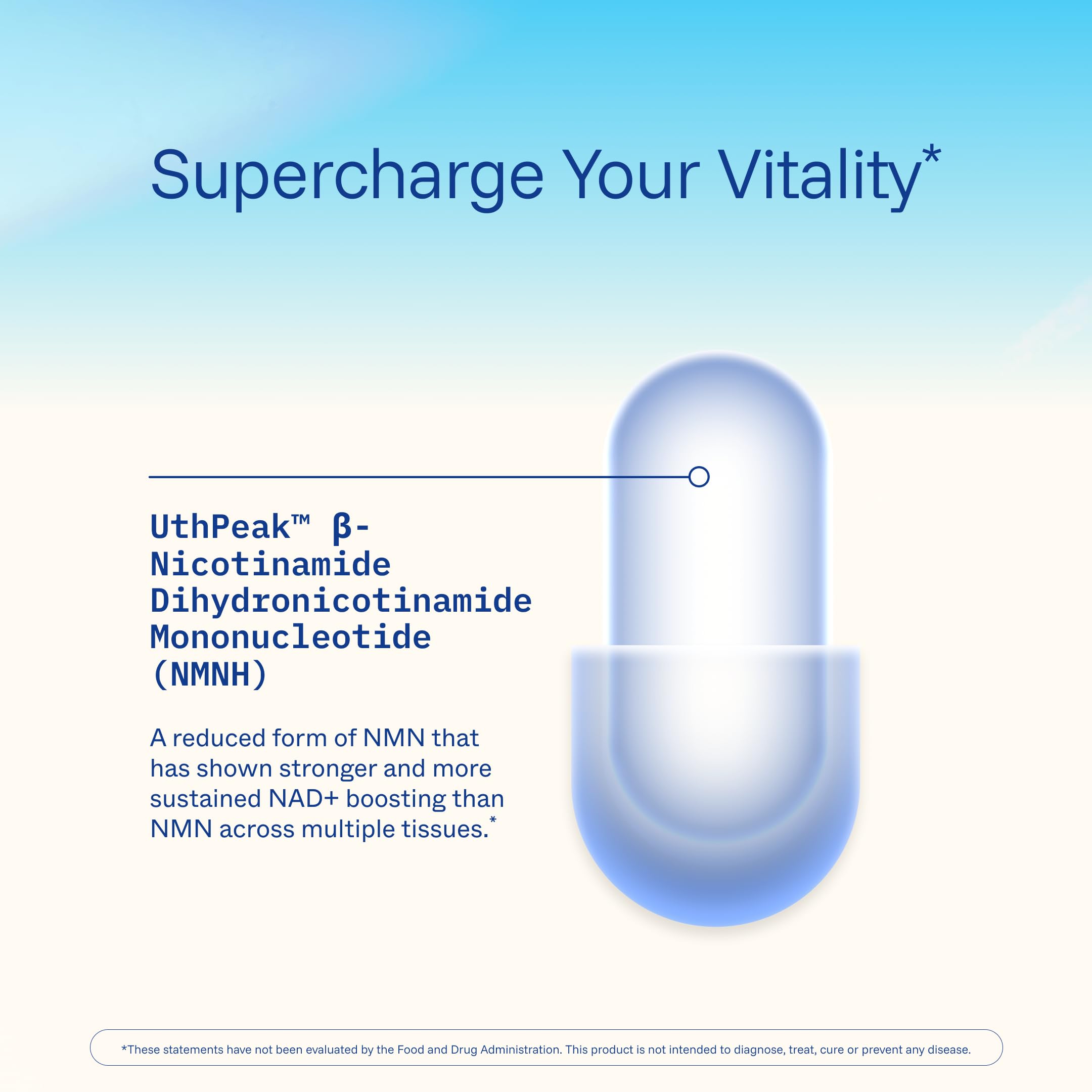 ProHealth Pure NMNH 125 mg | 60 Capsules | Next-Generation NAD+ Support with UthPeak™ Crystalline NMNH for Sustained Cellular Energy, Healthy Aging & Vitality | USA GMP-Manufactured ProHealth uk supplements