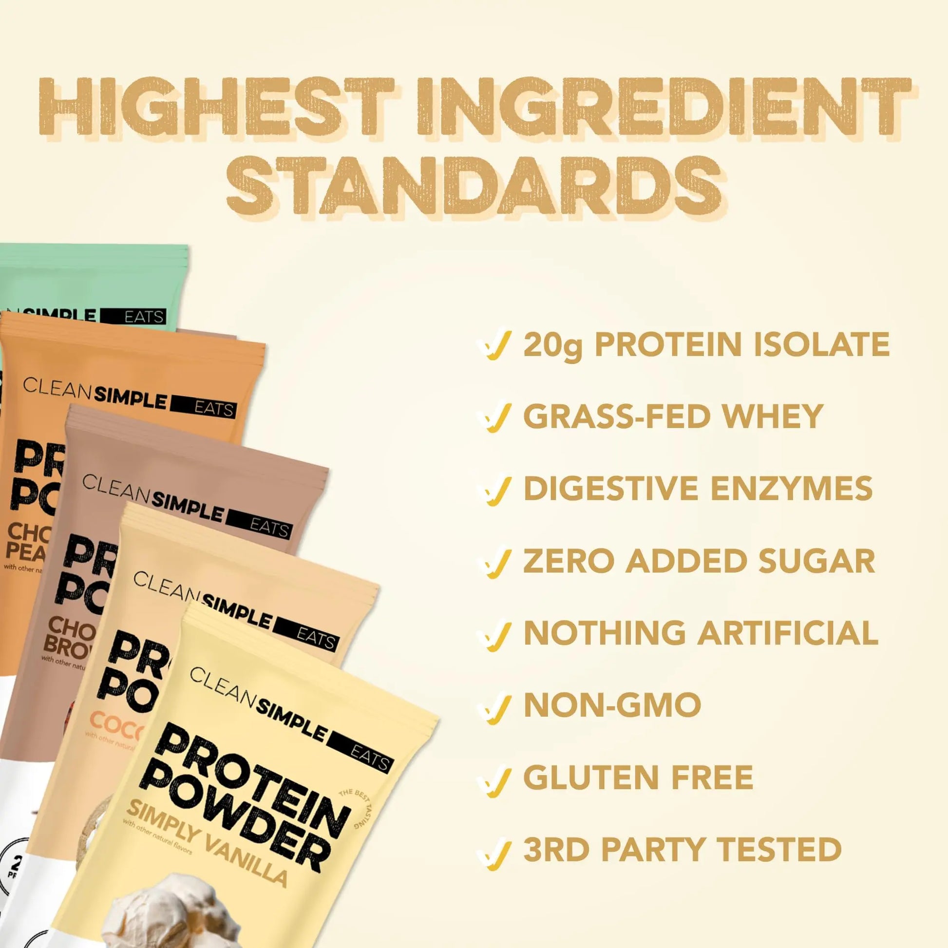Clean Simple Eats Whey Protein Powder, Variety Pack, Naturally Sweetened Flavors, 100% Grass Fed Protein Powder with Digestive Enzymes & No Artificial Ingredients Clean Simple Eats uk supplements