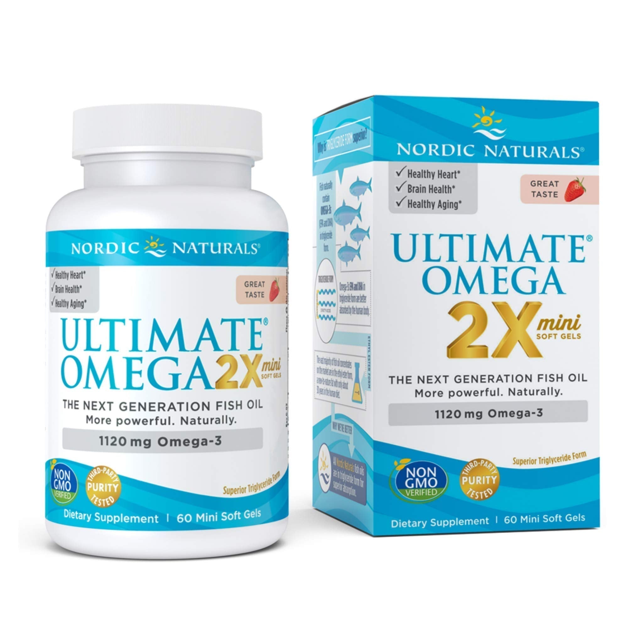 NORDIC NATURALS Ultimate Omega Minis, 60 CT Nordic Naturals uk supplements