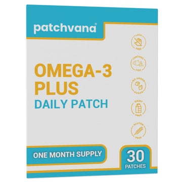 Patchvana Omega 3 Patch for Women & Men, 1 Month Supply, 30 Patches Patchvana uk supplements