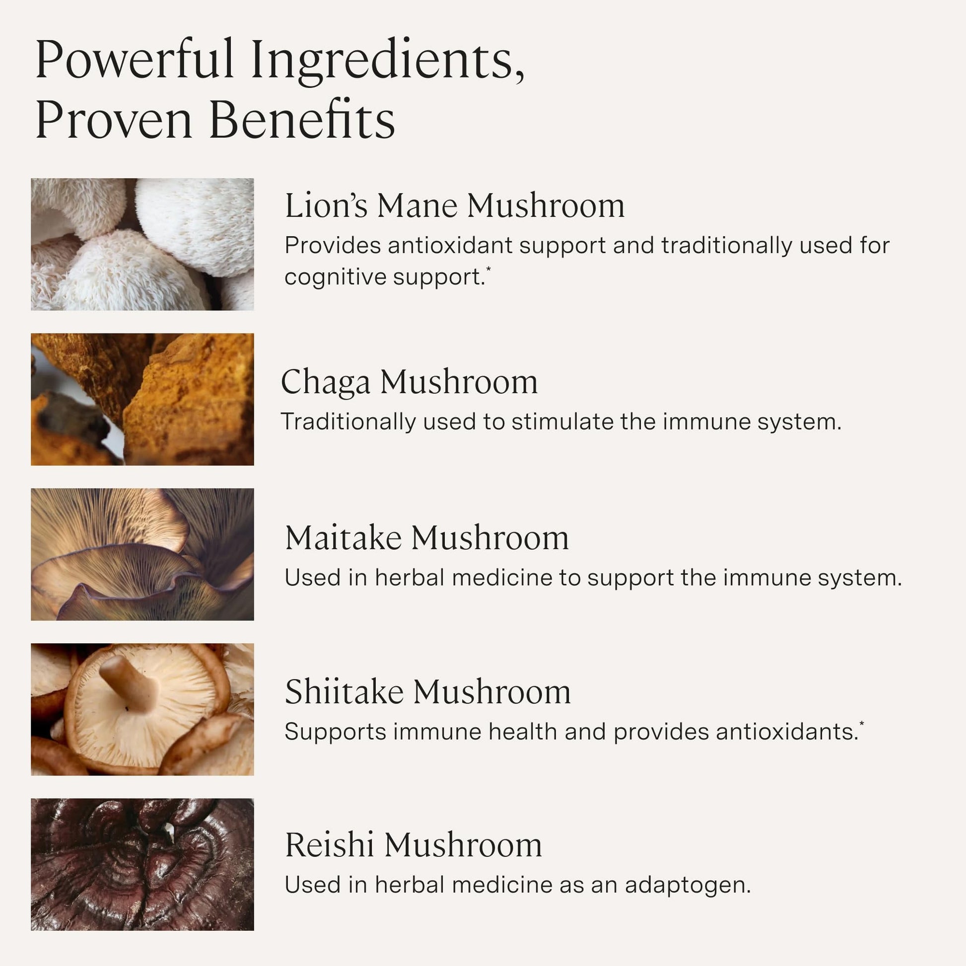 Stonehenge Health Dynamic Mushrooms 1,400 mg – 5 Mushroom Complex (Lion’s Mane, Reishi, Chaga, Maitake, Shiitake) – 100% Fruiting Bodies, Nootropic – Brain, Memory, Focus & Immune Support – 60 Caps Stonehenge Health uk supplements