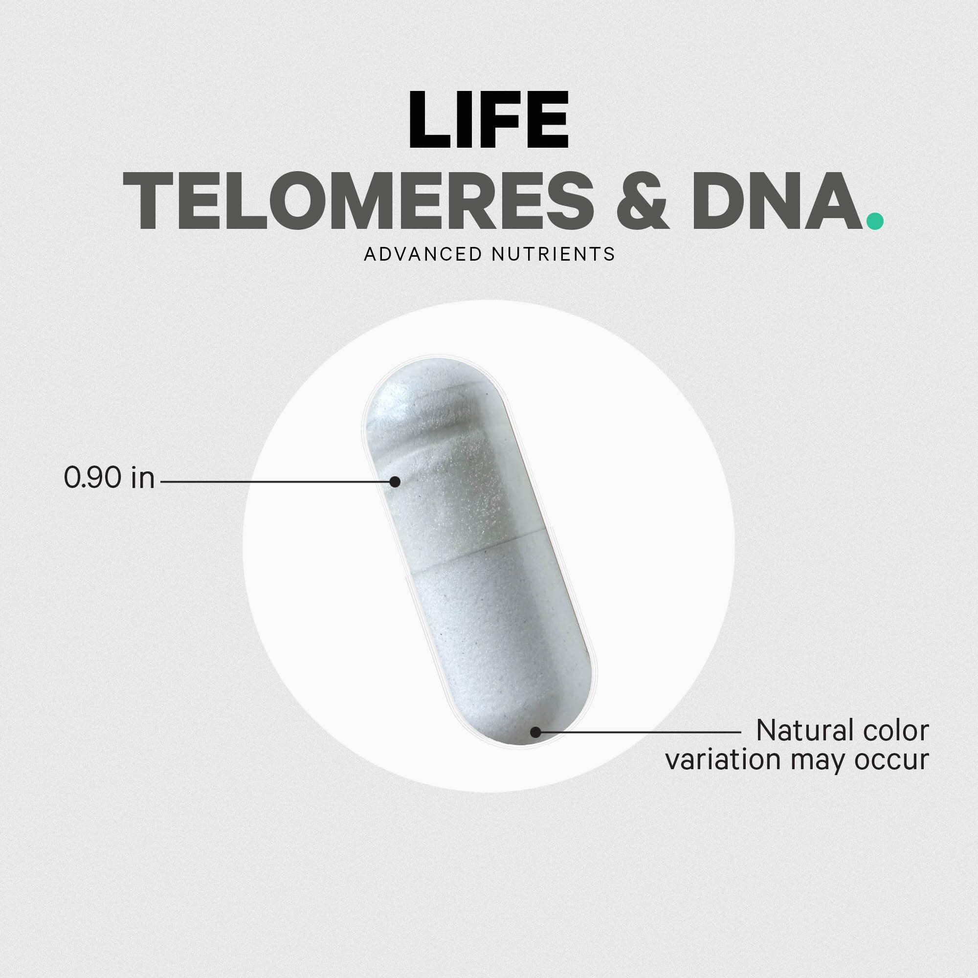 Codeage Ultra Life Telomeres Supplement - 5 MTHF Folate Vitamin B9, Vitamin B12 Methylcobalamin, Vitamin D3, L-Theanine, Ashwagandha - 3-Month Supply - DNA, Methylation Cycle - Non-GMO - 90 Capsules Codeage uk supplements