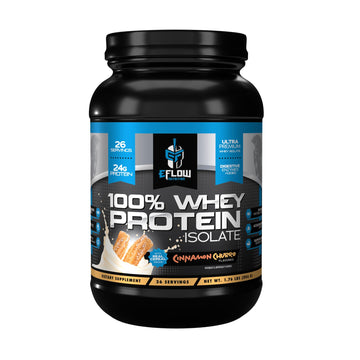 eFlow Nutrition 100% Whey Protein Isolate - Lactose-Free Digestive Enzymes Added eFlow Nutrition uk supplements