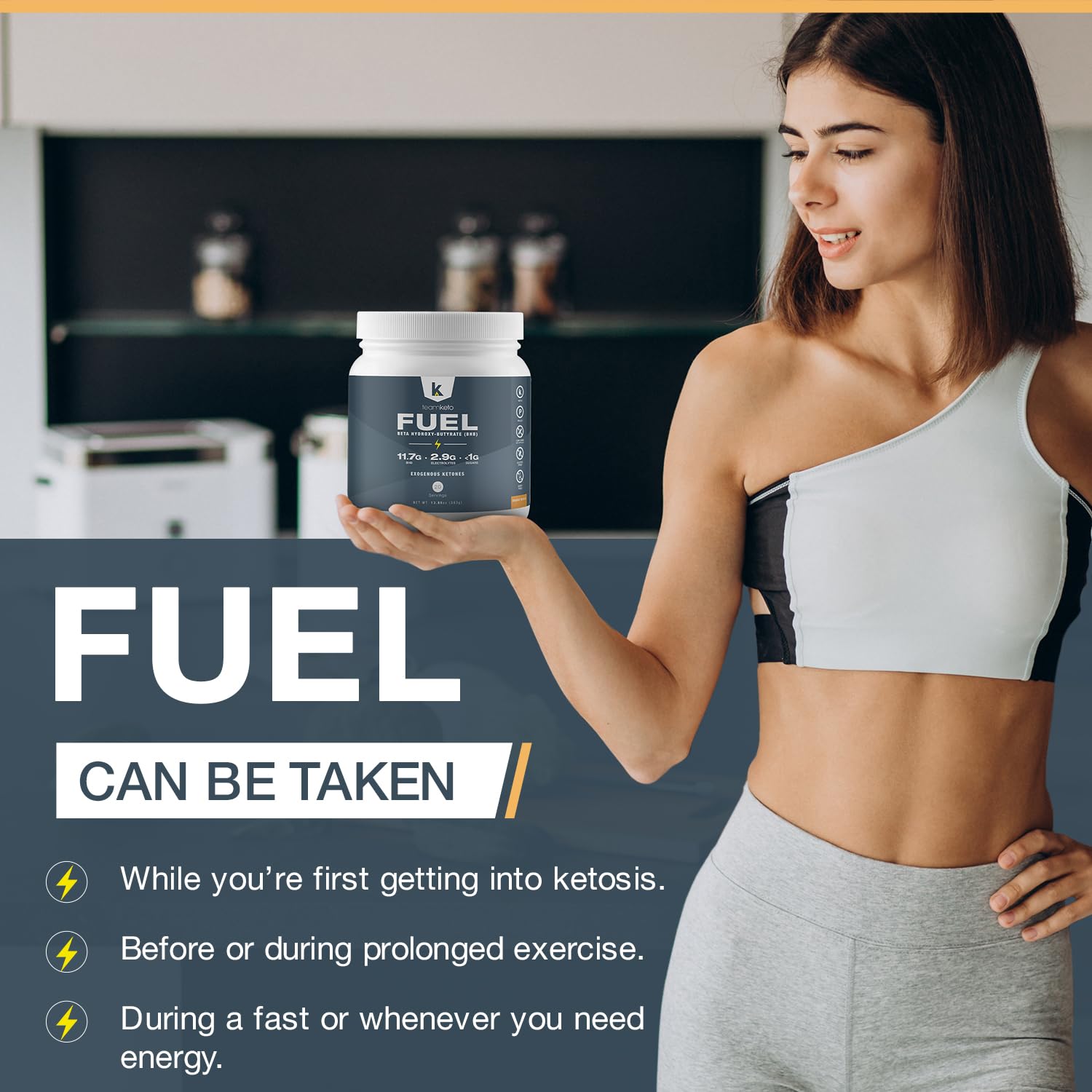 TeamKeto exogenous Ketones Powder, Pure Keto BHB Salts | Dairy & Gluten Free-Best Keto TeamKeto uk supplements