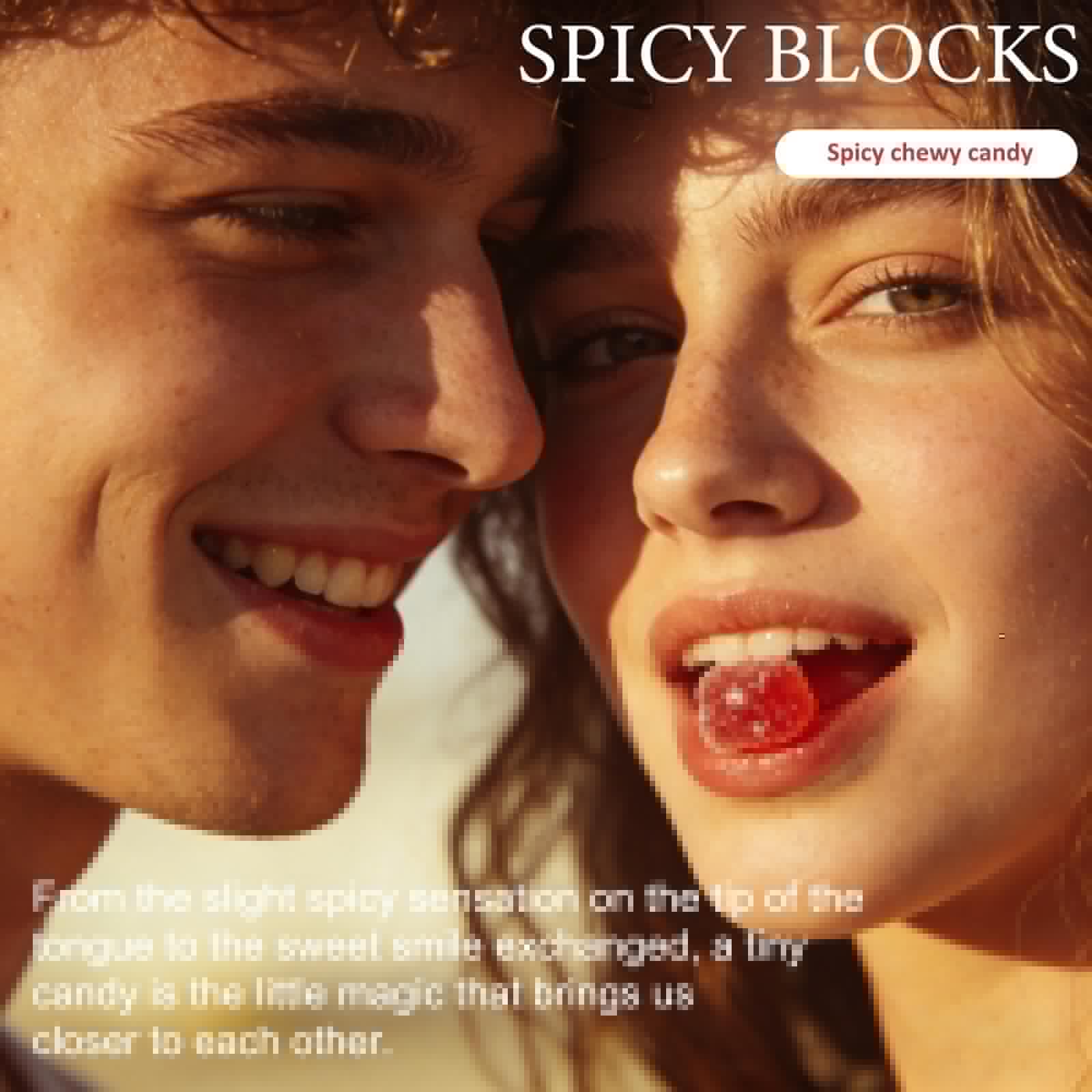Spicy Blocks for Couples-with Chili Pepper , Maca Root & Epimedium Extract | Supports Emotional Warmth & Daily Comfort | Peach Flavor, Mild Spicy Kick, Vegan-Friendly, No Artificial Additives (1) PBZPBZ uk supplements