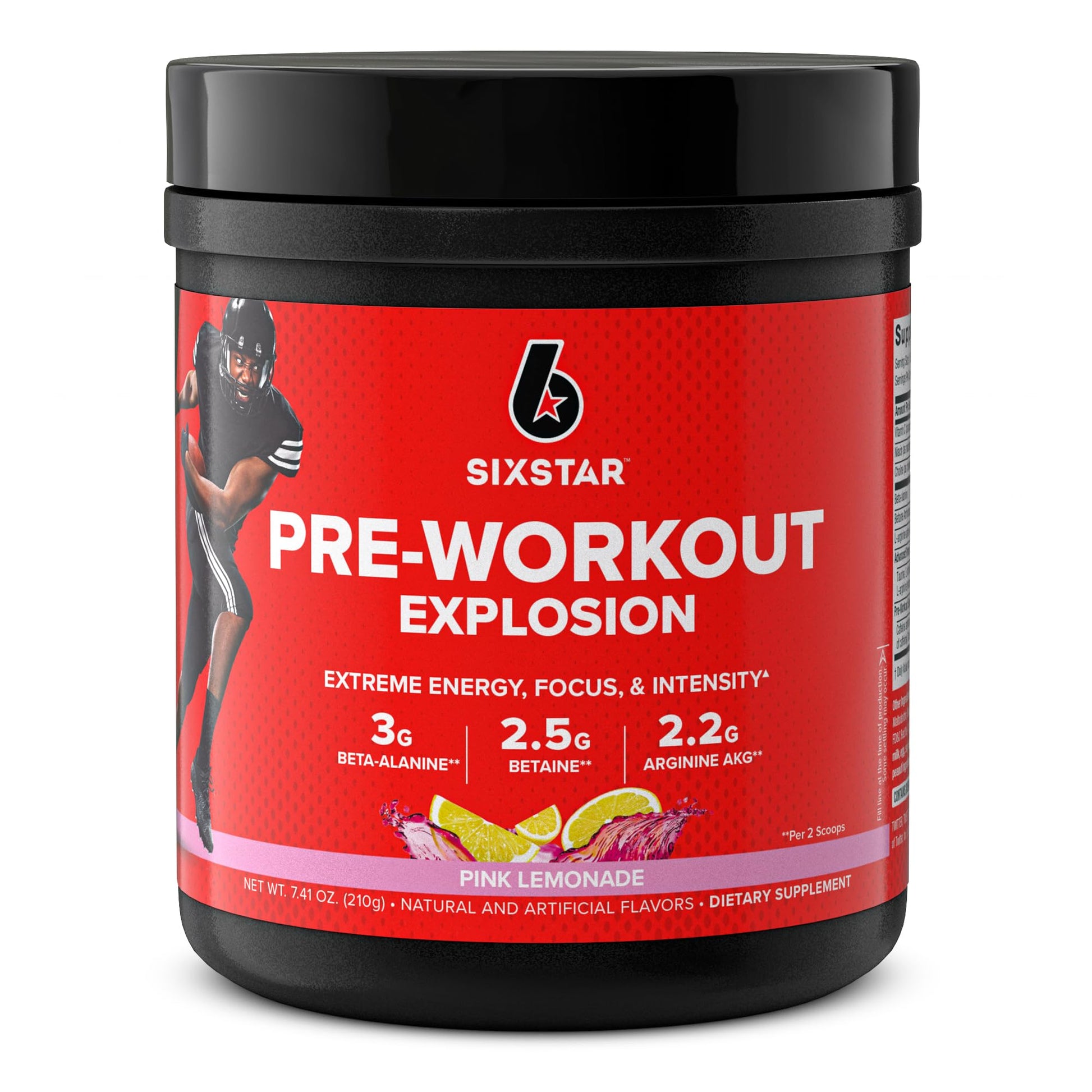 Six Star Pre Workout PreWorkout Explosion Pre Workout Powder for Men & Women PreWorkout Six Star uk supplements