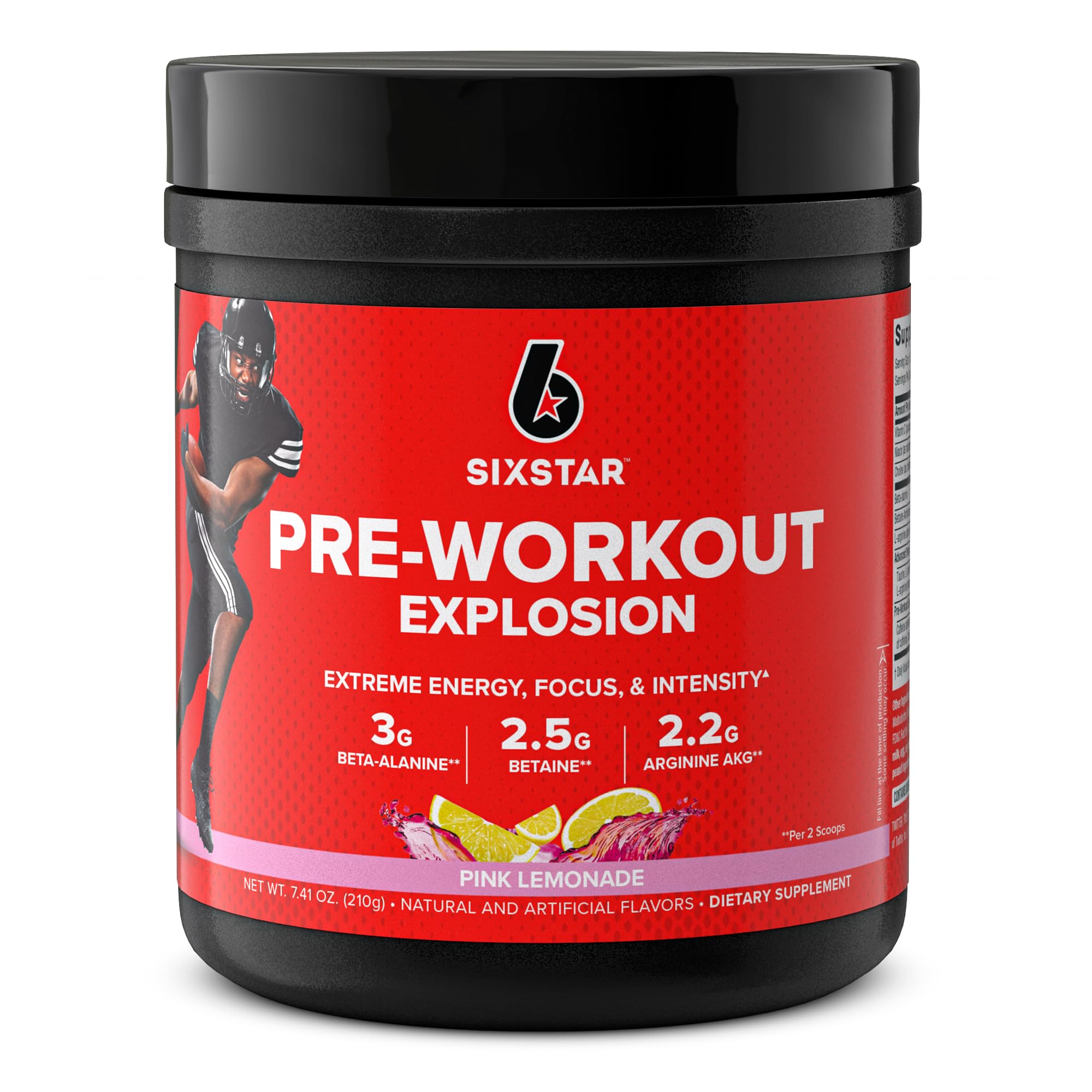Six Star Pre Workout PreWorkout Explosion Pre Workout Powder for Men & Women PreWorkout Six Star uk supplements