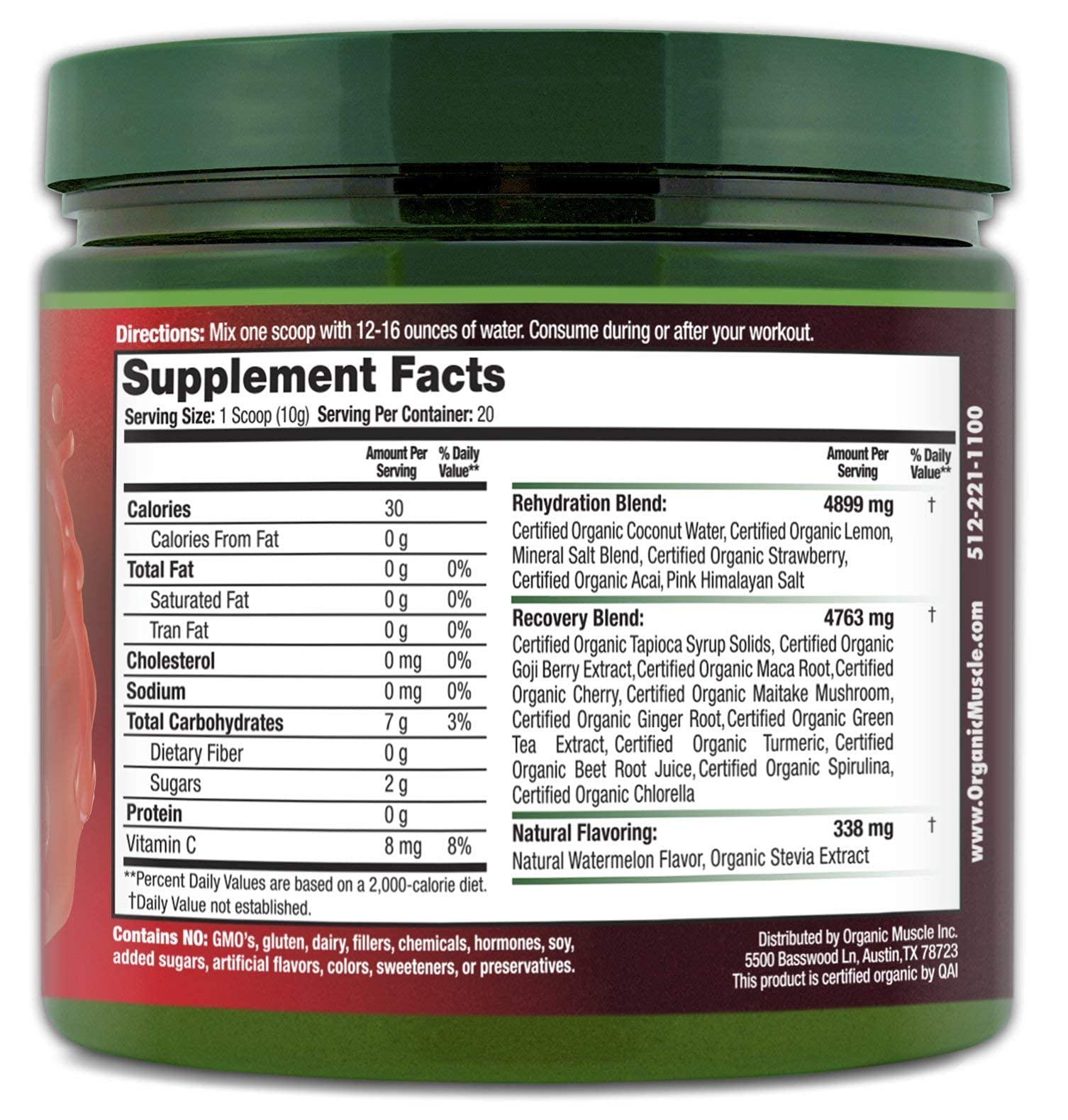 Organic Muscle Bundle - Pre-Workout Powder for Energy (Passionfruit Guava) + Replenisher Organic Muscle uk supplements