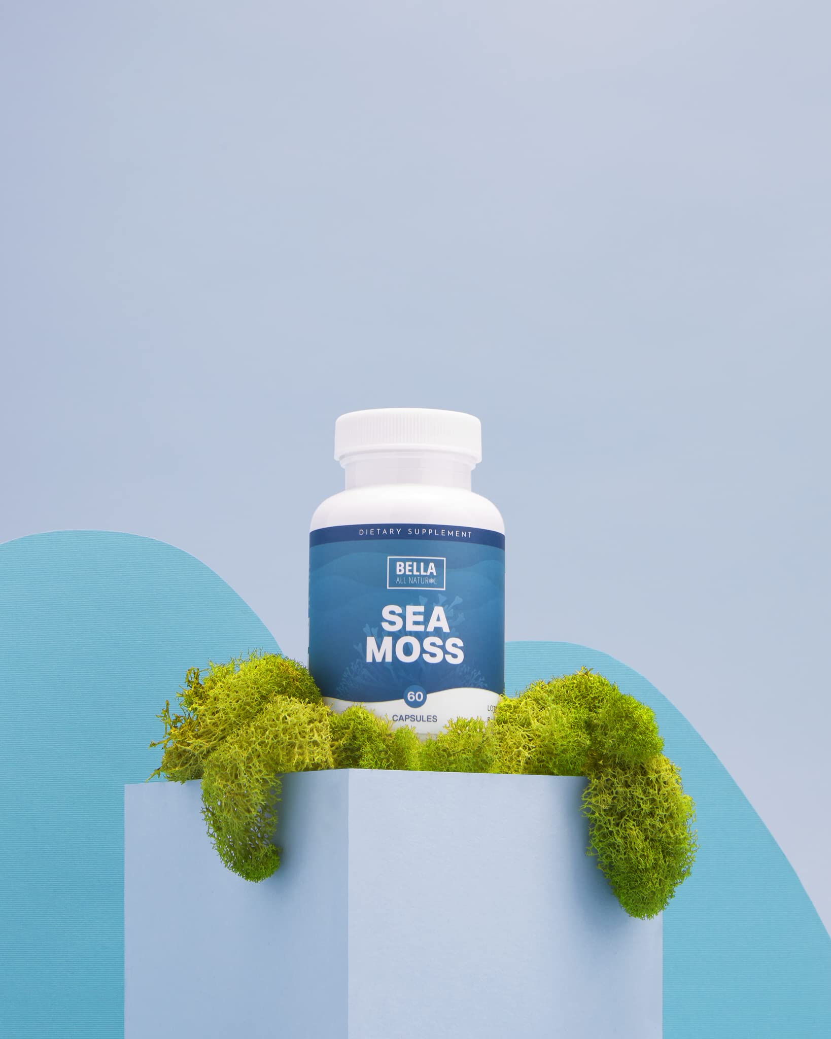 Bella All Natural Sea Moss Vitamins | Pure Sea Moss | Irish Sea Moss, 60 Capsules Bella All Natural uk supplements