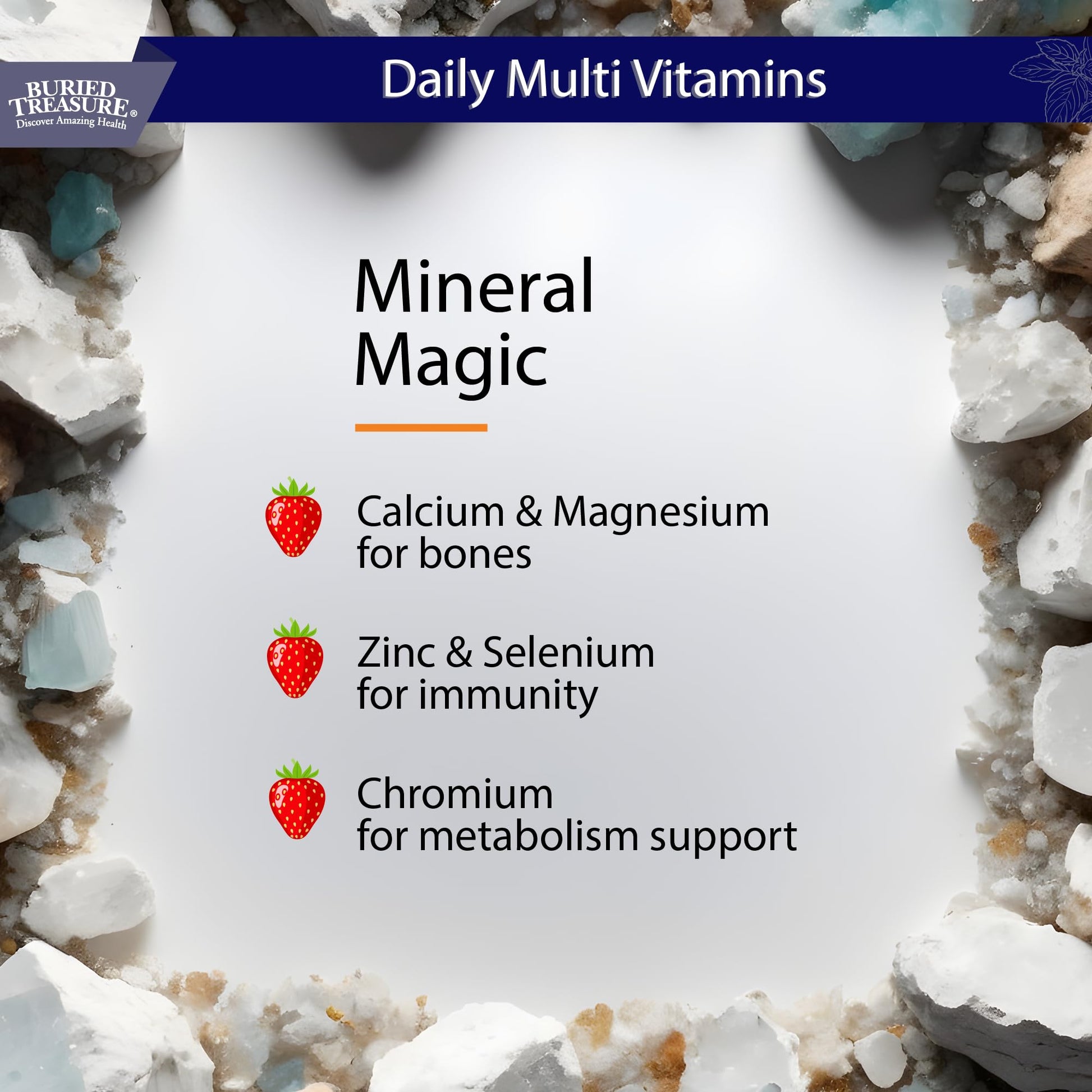 Buried Treasure Daily Nutrition Liquid Multivitamin and Mineral Supplement with Trace Minerals, Superfoods, Vitamin A, B-Complex, C, D, E, Methylfolate, Biotin, Magnesium, Zinc, Resveratrol, 32 serv Buried Treasure uk supplements