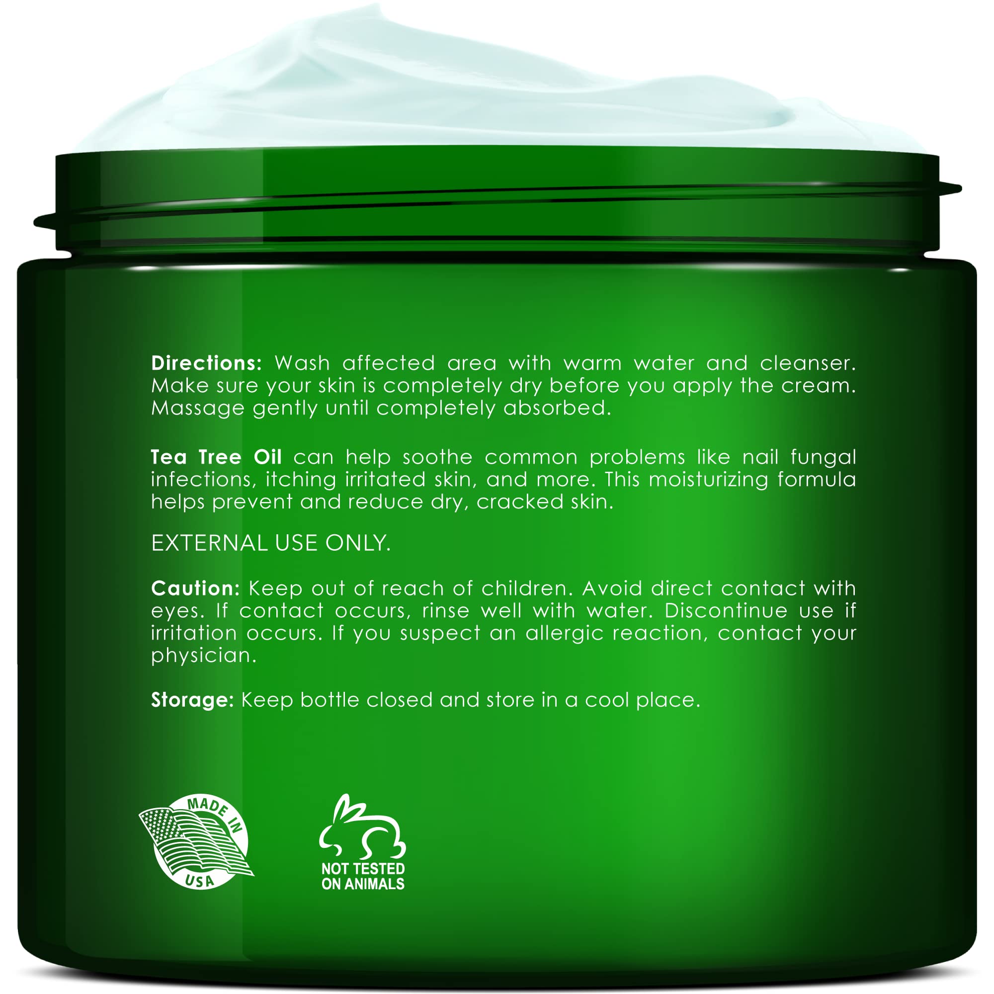 New York Biology Tea Tree Oil Foot Cream for Dry Cracked Feet, Athletes Foot, Nail Fungus NEW YORK BIOLOGY THE ULTIMATE COSMECEUTICALS uk supplements