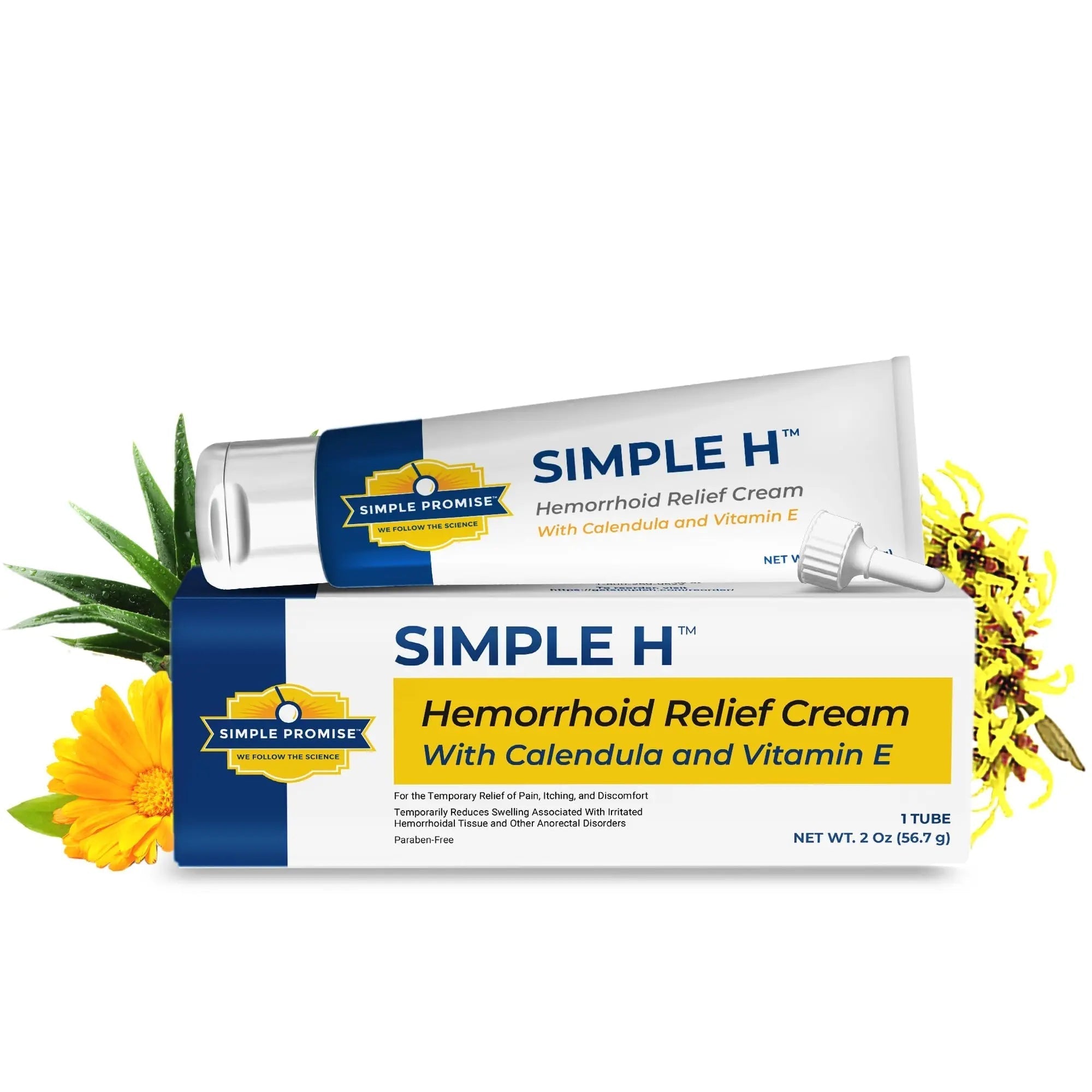 Simple Promise – Simple H Hemorrhoid Cream – Gentle Fast-Absorbing Formula with 28 Potent Ingredients & Enhanced Delivery System – Paraben-Free, Promotes Comfort & Relief, 2 oz Simple Promise uk supplements