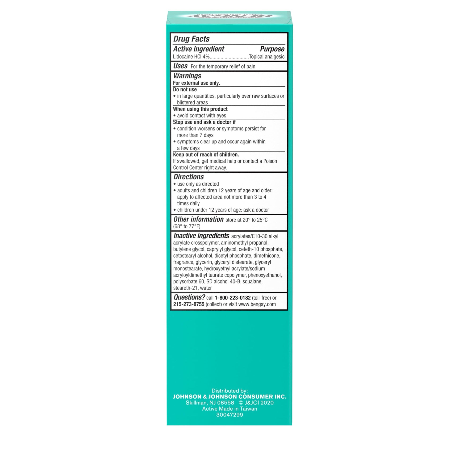 Bengay Lidocaine Pain Relief Cream, Maximum Strength OTC, Non-Greasy Topical Analgesic with 4% Lidocaine to Desensitize Nerves, Numbing Cream with a Soothing Jasmine Scent, 3 oz Bengay uk supplements