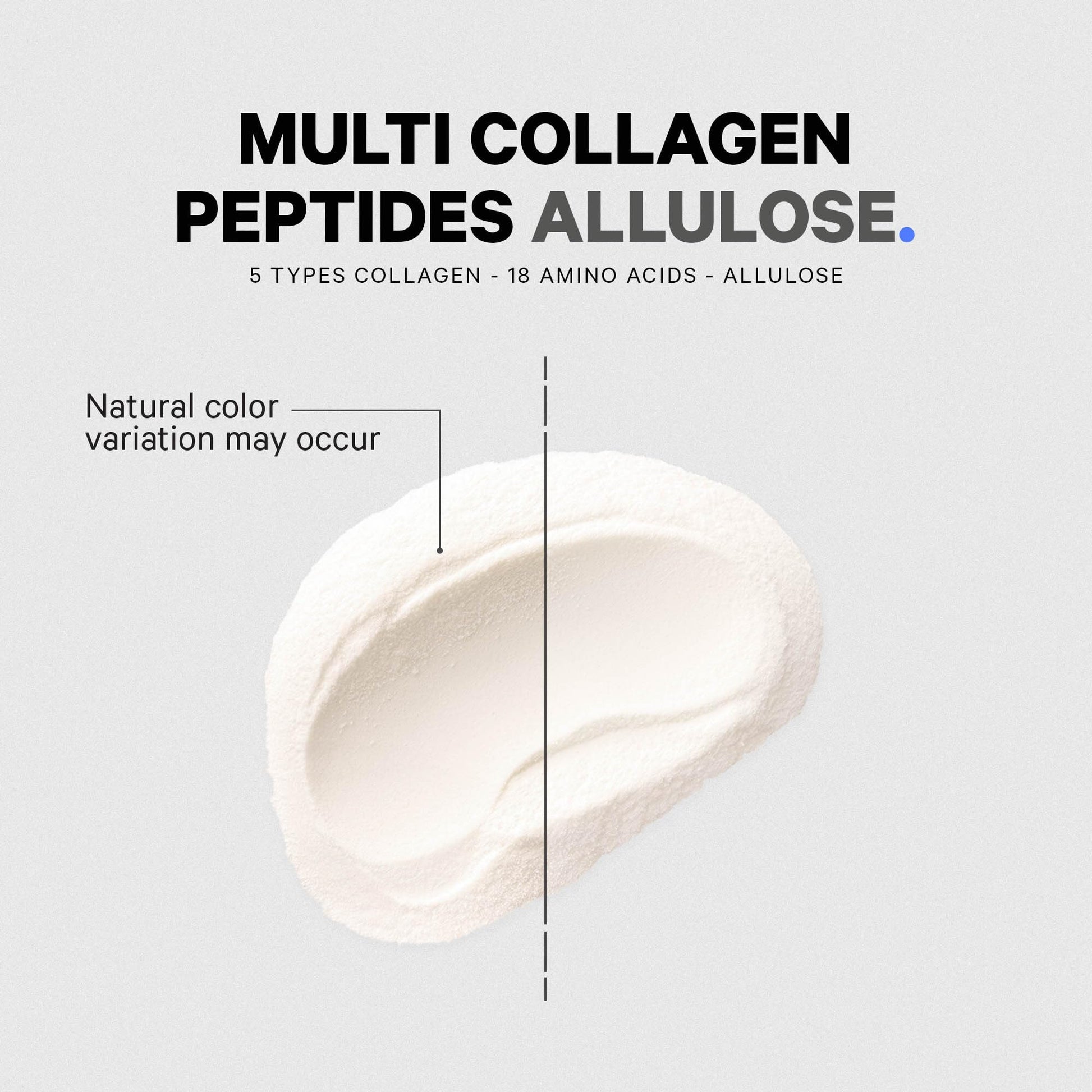 Codeage Multi Collagen Peptides Powder + Allulose - 5 Types - Grass-Fed Collagen - Rare Sugar Allulose Supplement - 0 Calorie Sweetener & 0 Carbs - 18 Amino Acids - Unflavored - Non-GMO - 30 Servings Codeage uk supplements