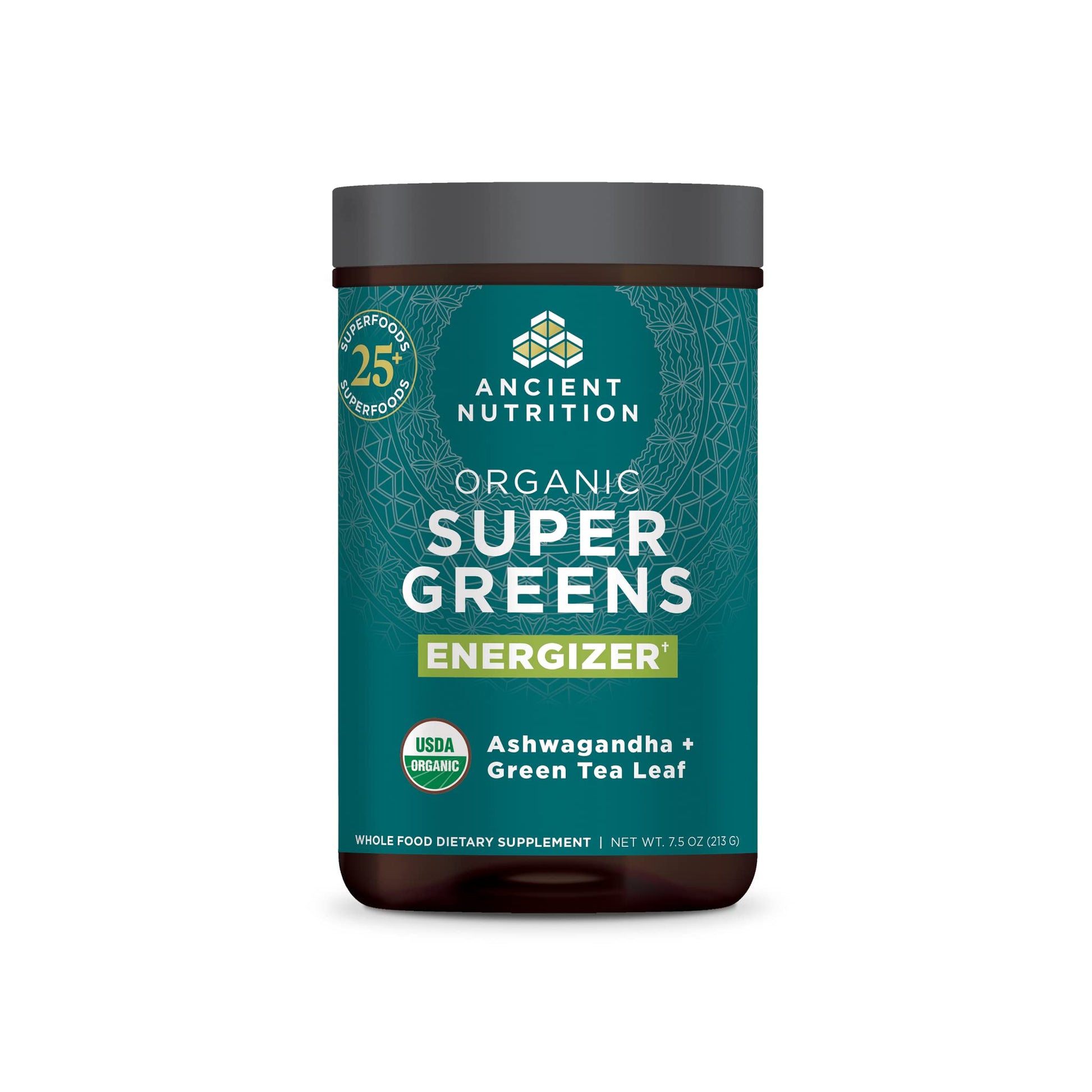 Ancient Nutrition Supergreens Energizer Powder, Organic Superfood Powder with Caffeine Ancient Nutrition uk supplements